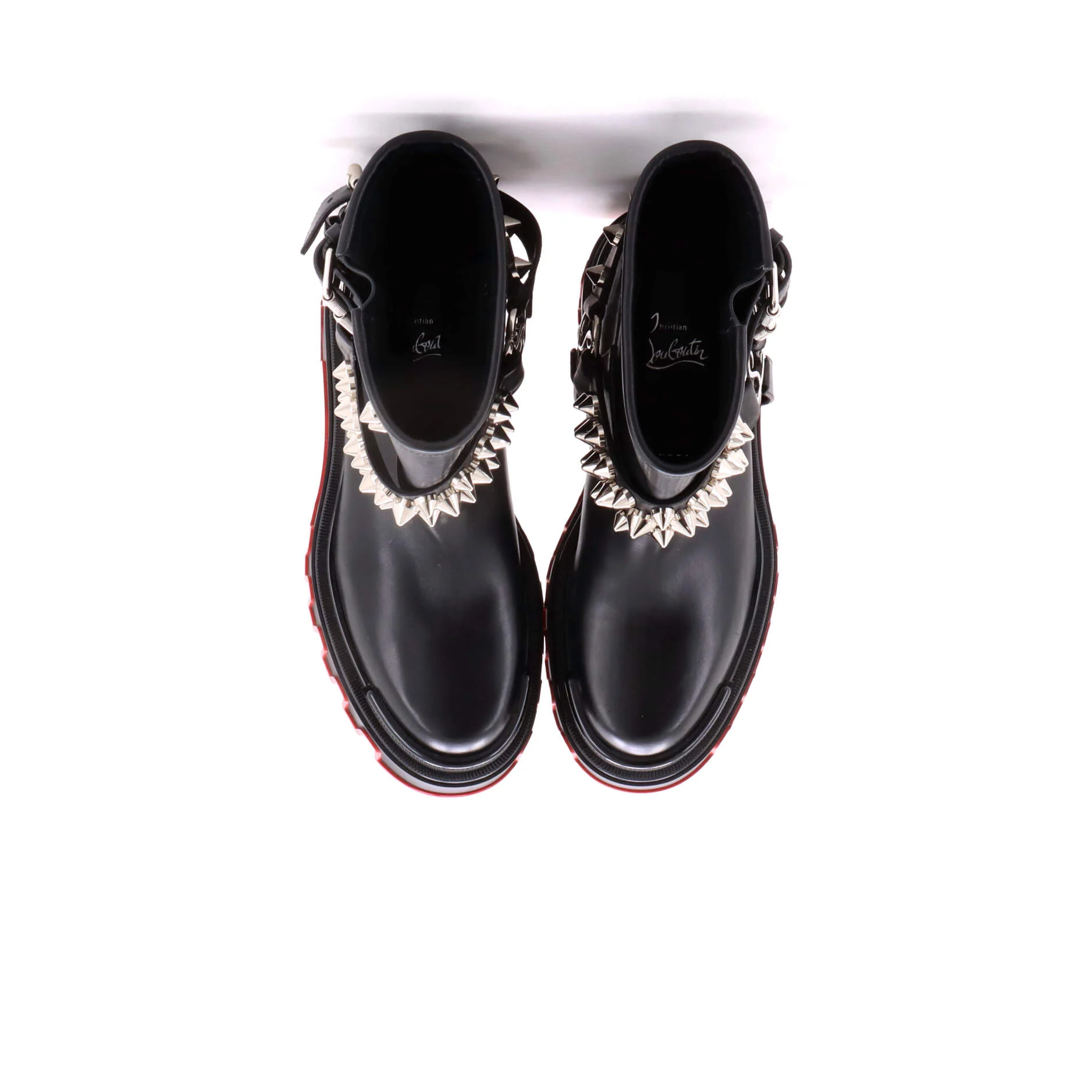 Women's Dune Spike Biker Boots Spiked Leather - Image 2