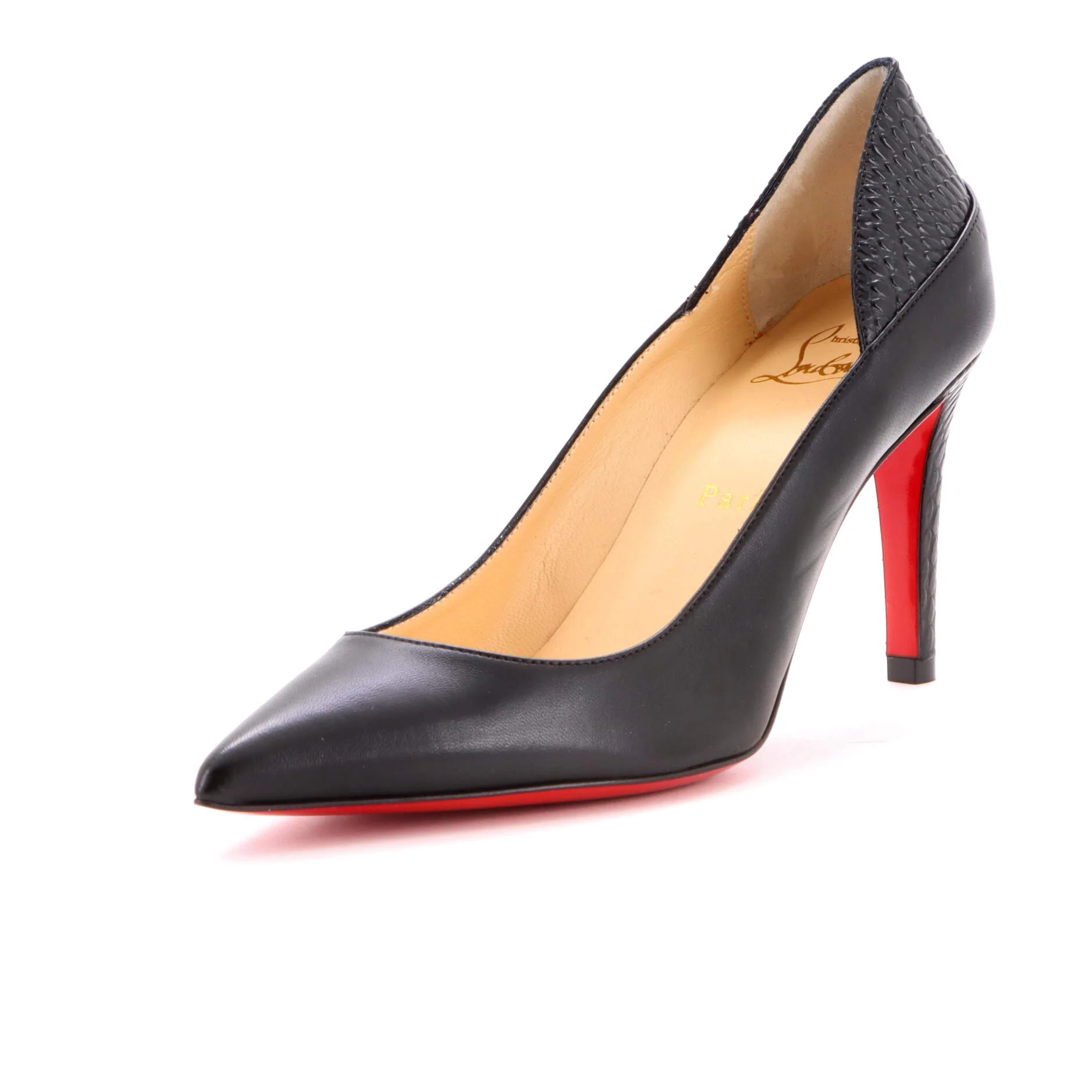 Women's Maastricht Pumps Leather with Embossed Detail 85