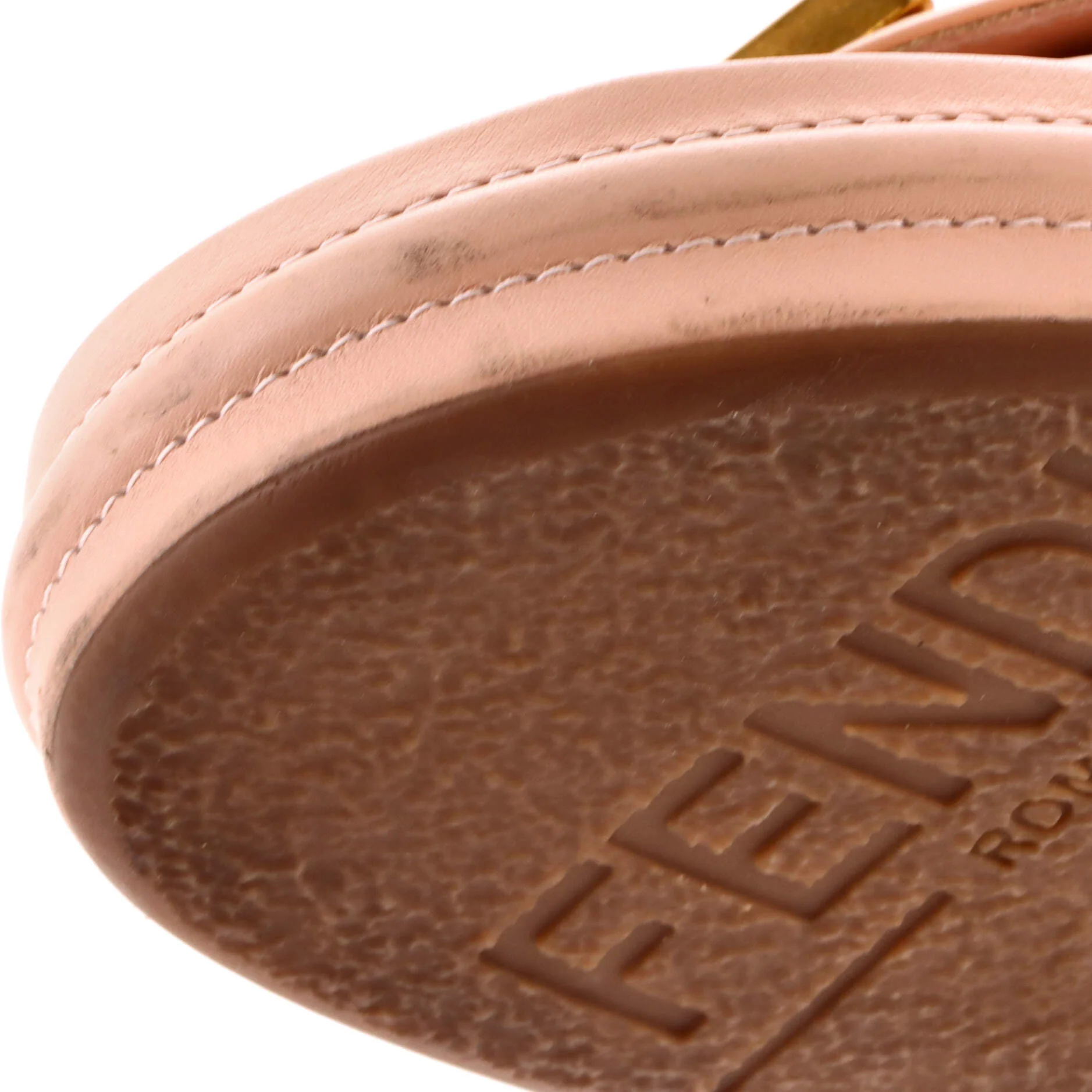 Women's Fendigraphy Slide Sandals Leather - Image 6