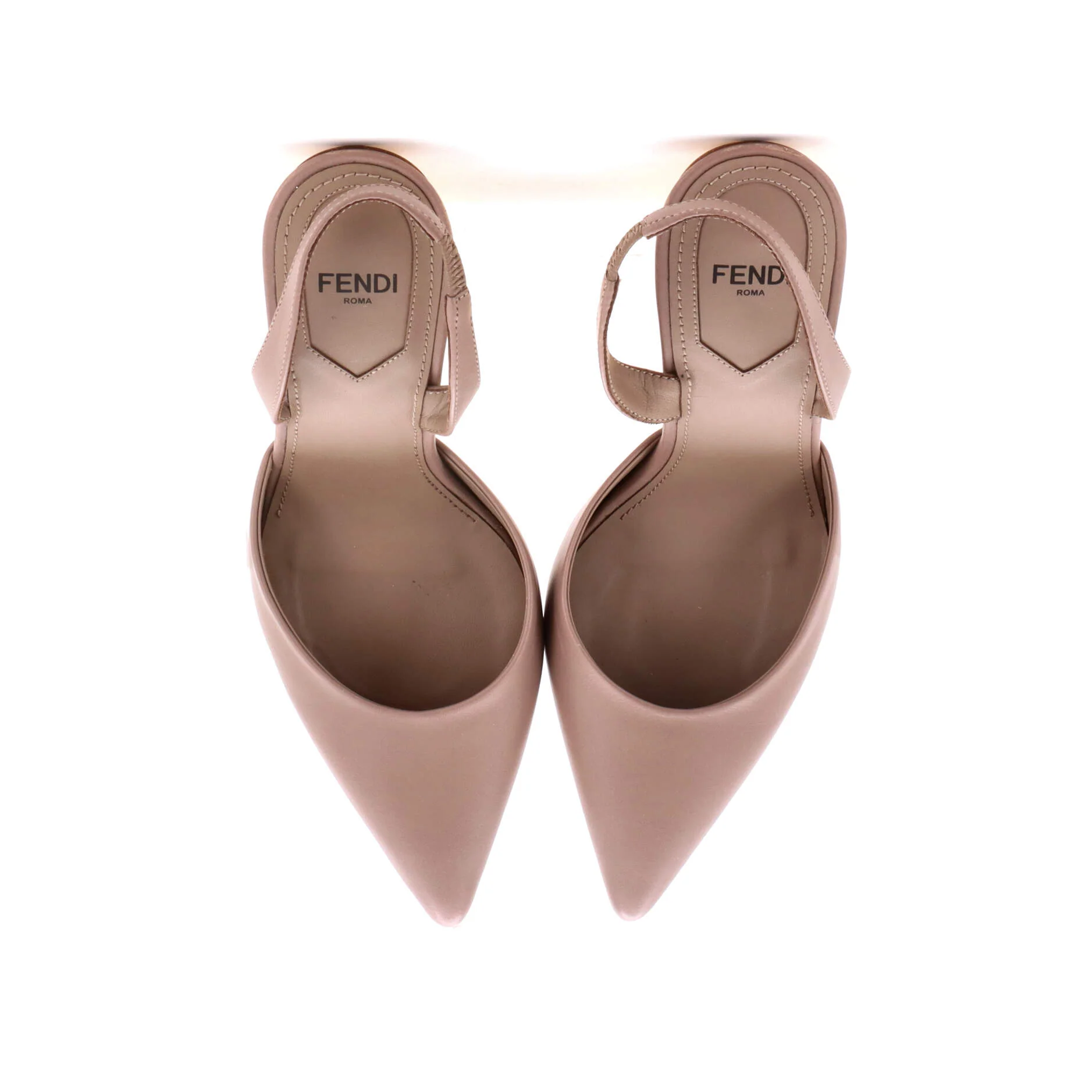 Women's First Pointed Toe Slingback Heels Leather - Image 2