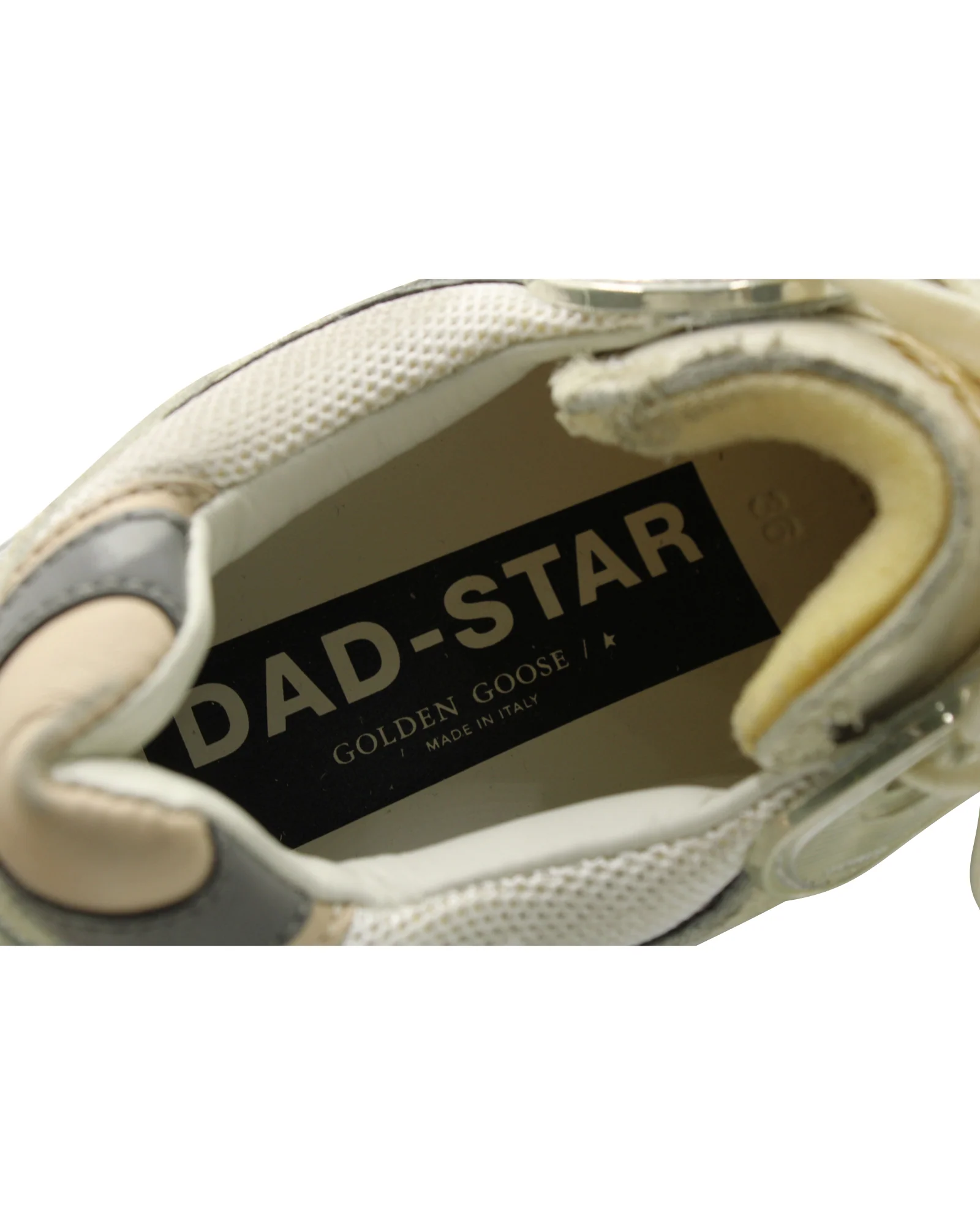 Women's Golden Goose Dad Sneakers in Cream Suede - Image 6