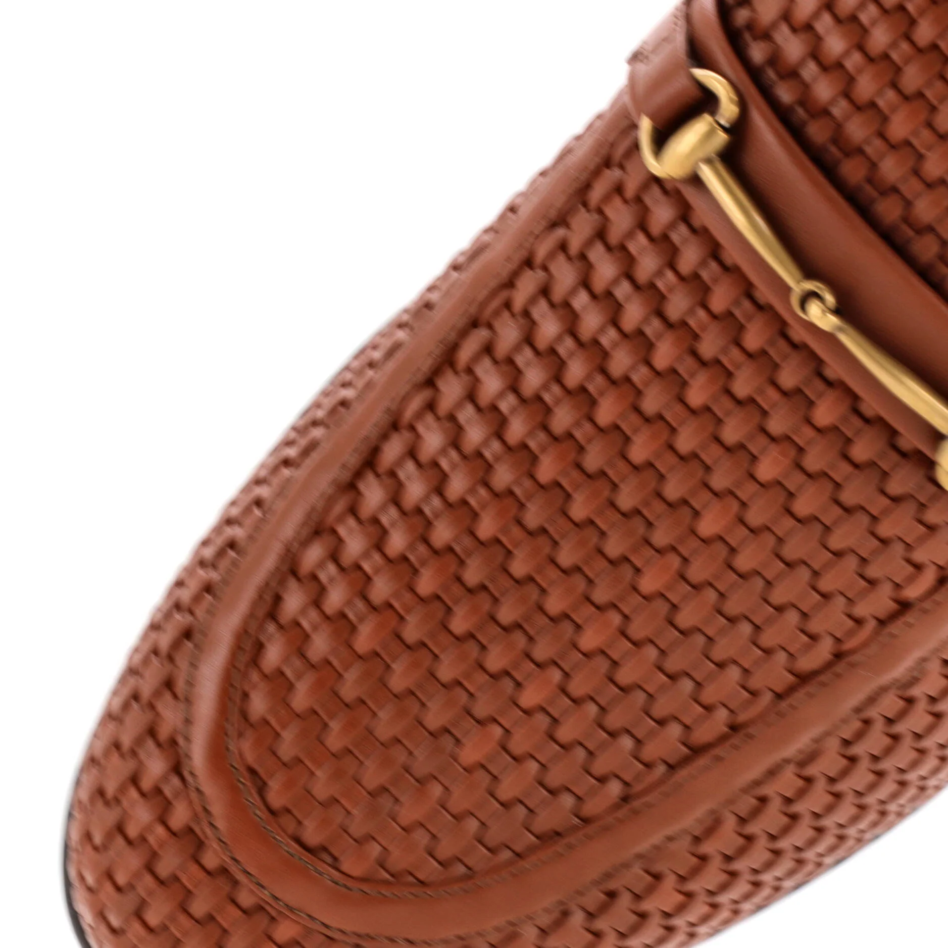 Men's Horsebit Loafers Woven Leather - Image 5