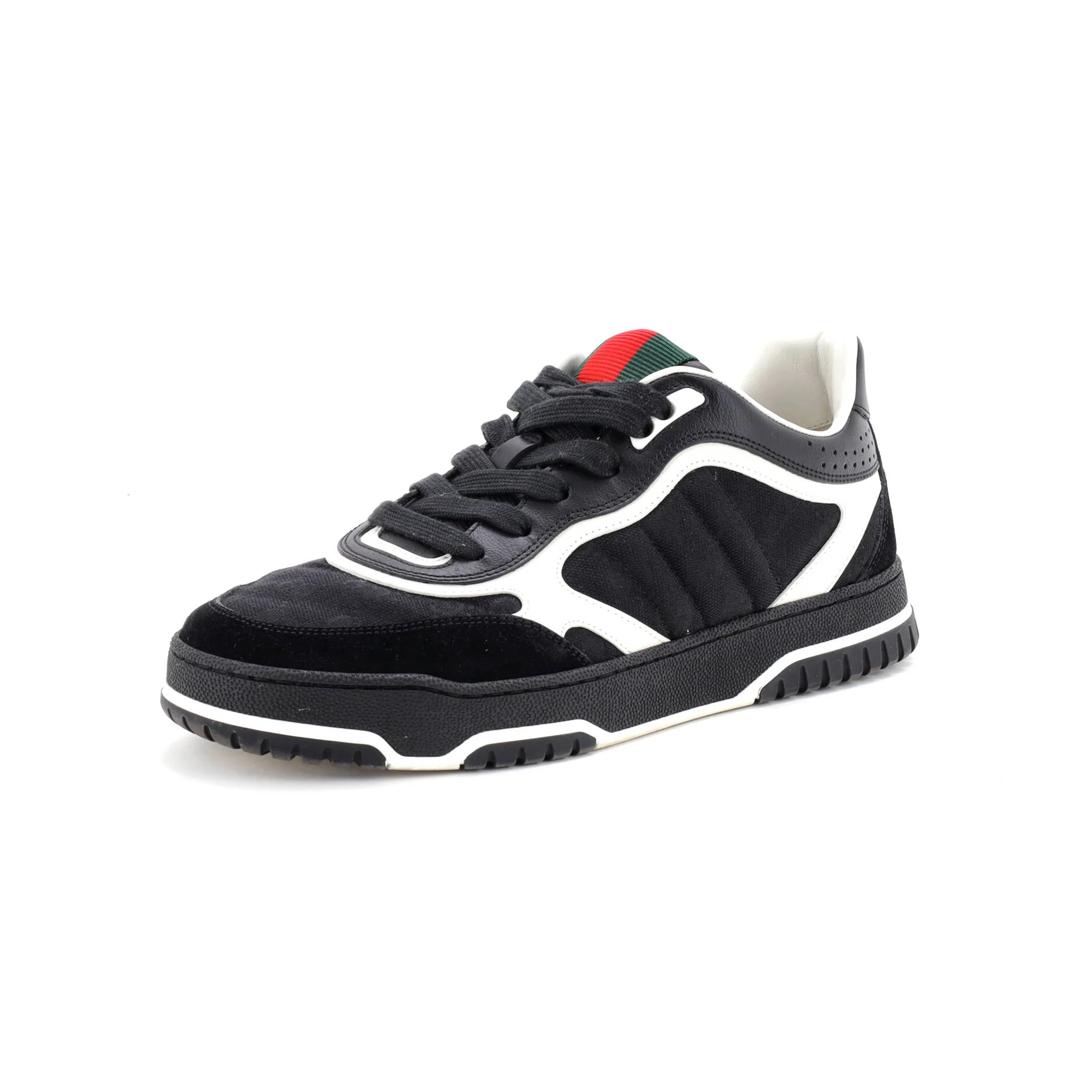 Re-Web Sneakers GG Canvas and Leather