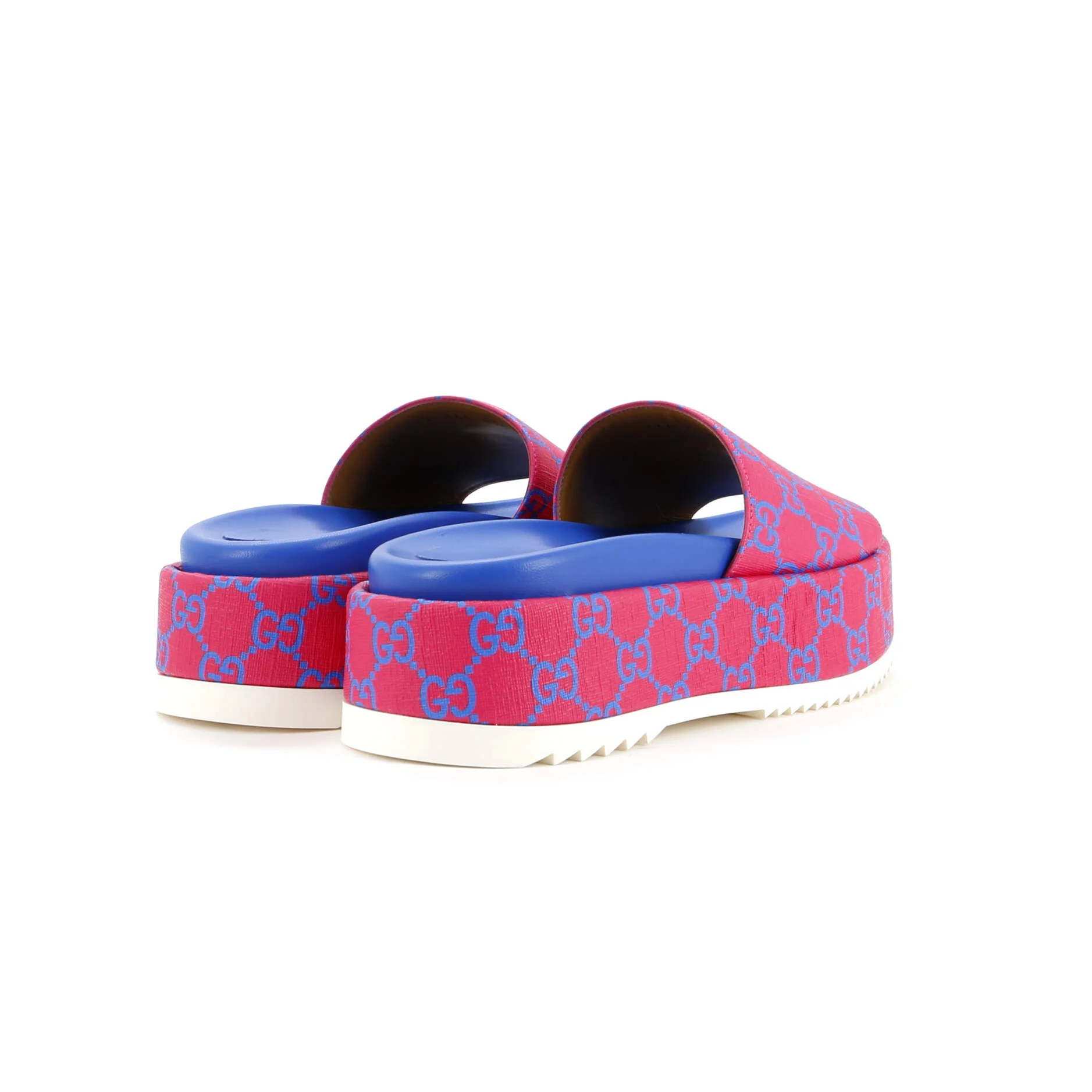 Women's Angelina Platform Slide Sandals GG Coated Canvas - Image 3