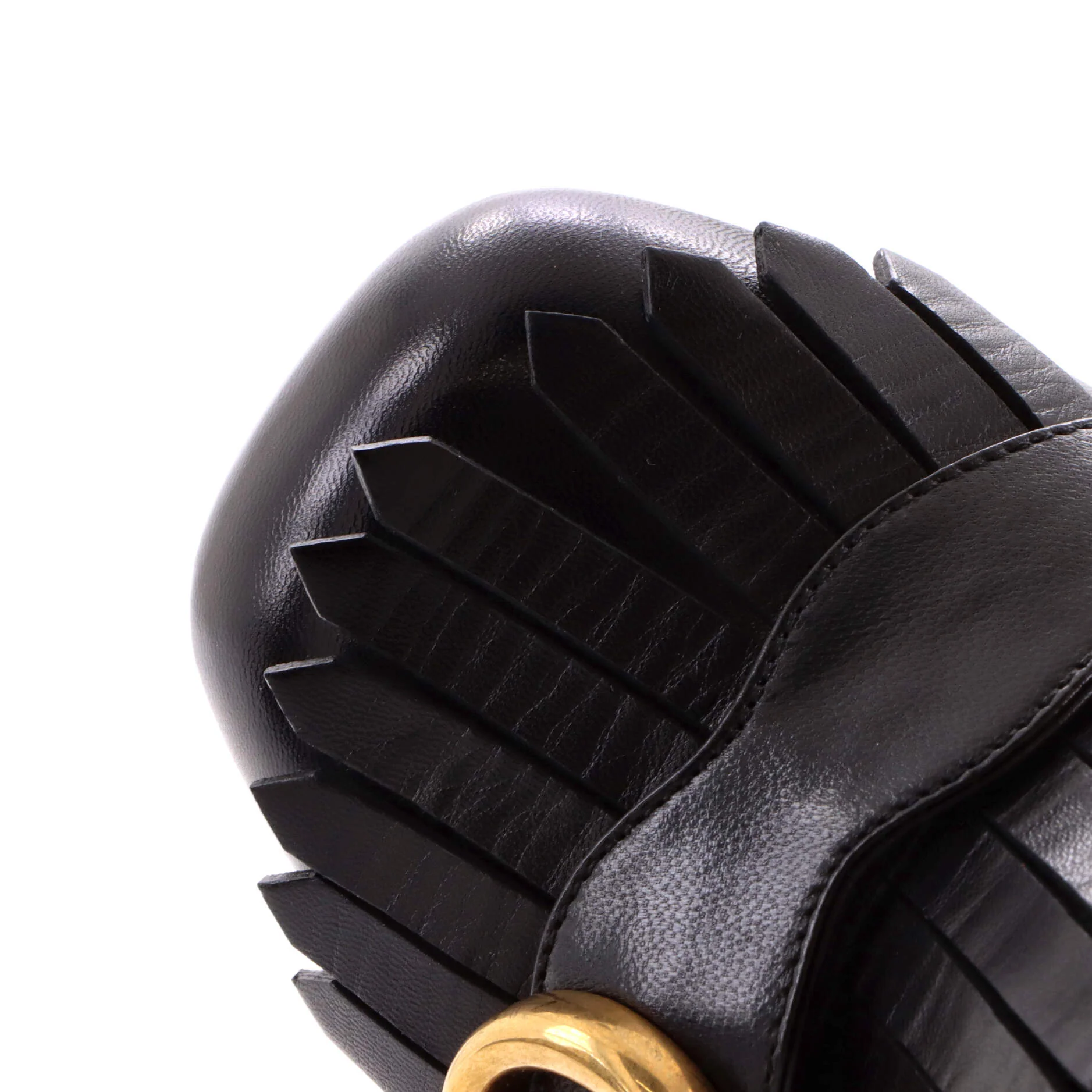 Women's GG Marmont Fringed Pumps Leather - Image 5