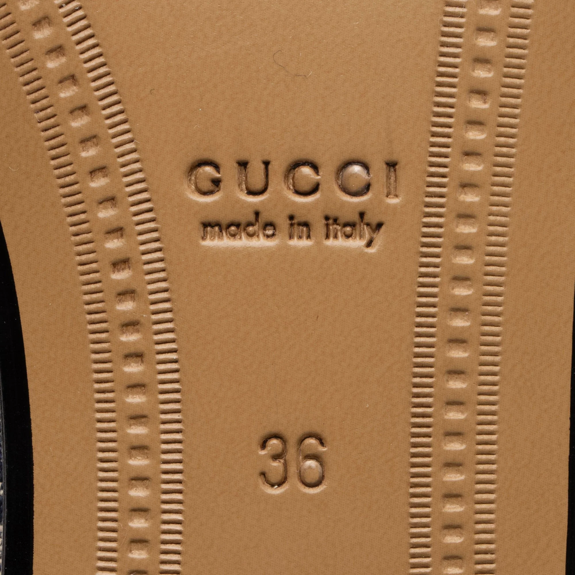 Women's Gucci GG Canvas Horsebit Jordaan Loafers - Size 6 / 36 - Image 8