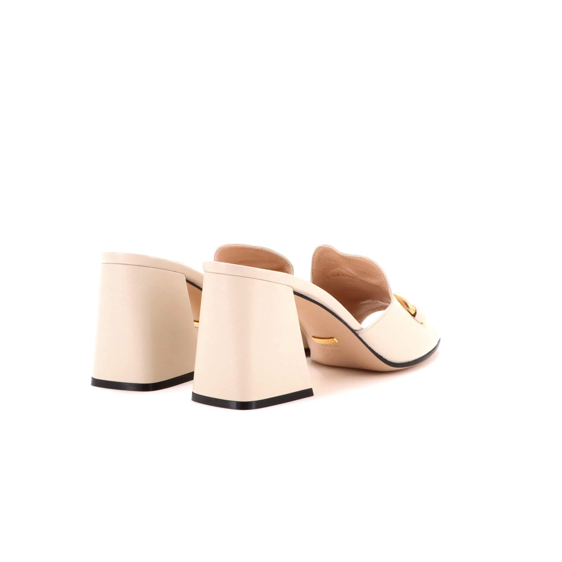 Women's Horsebit Block Heel Sandals Leather - Image 3