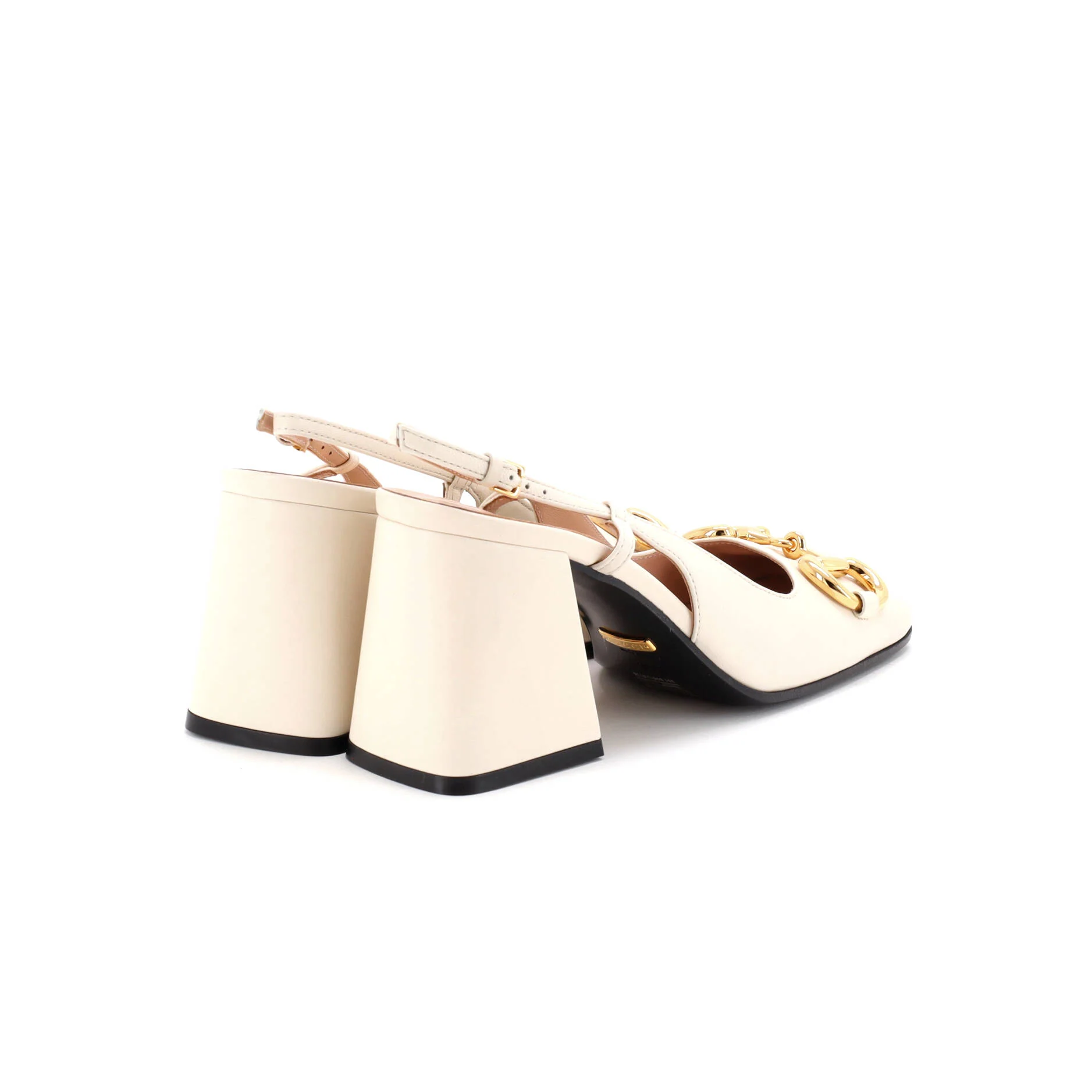 Women's Horsebit Slingback Pumps Leather - Image 3