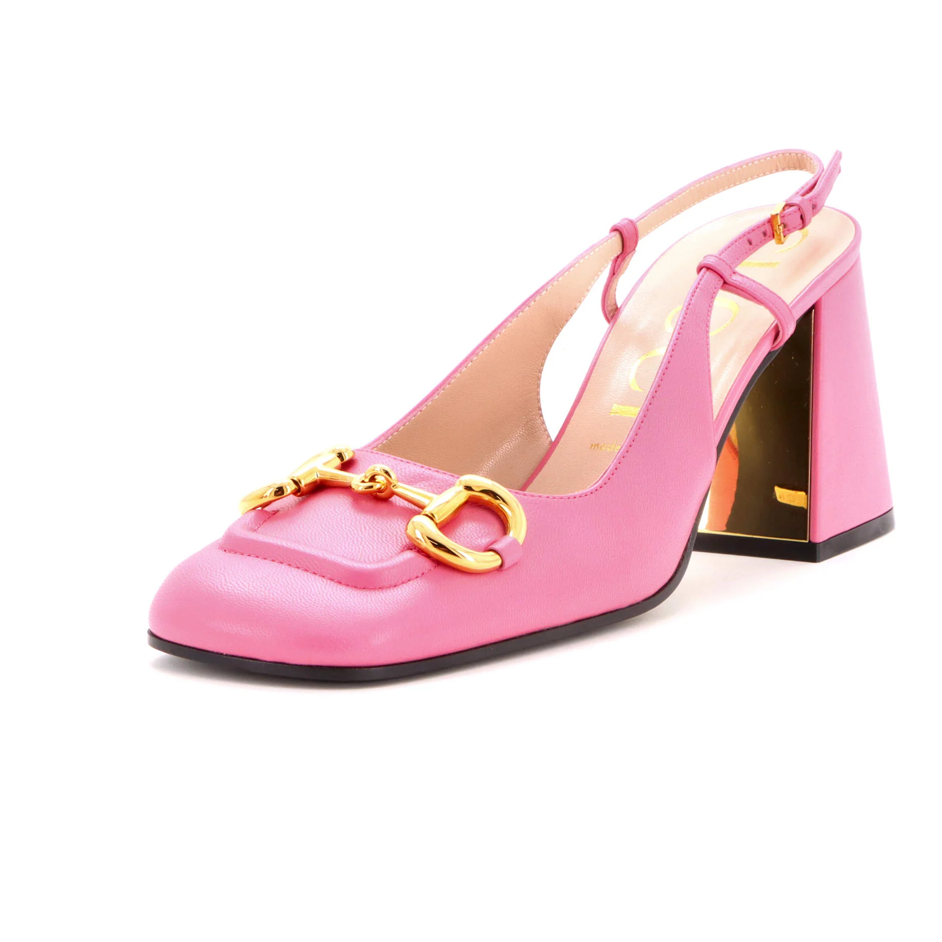 Women's Horsebit Slingback Pumps Leather