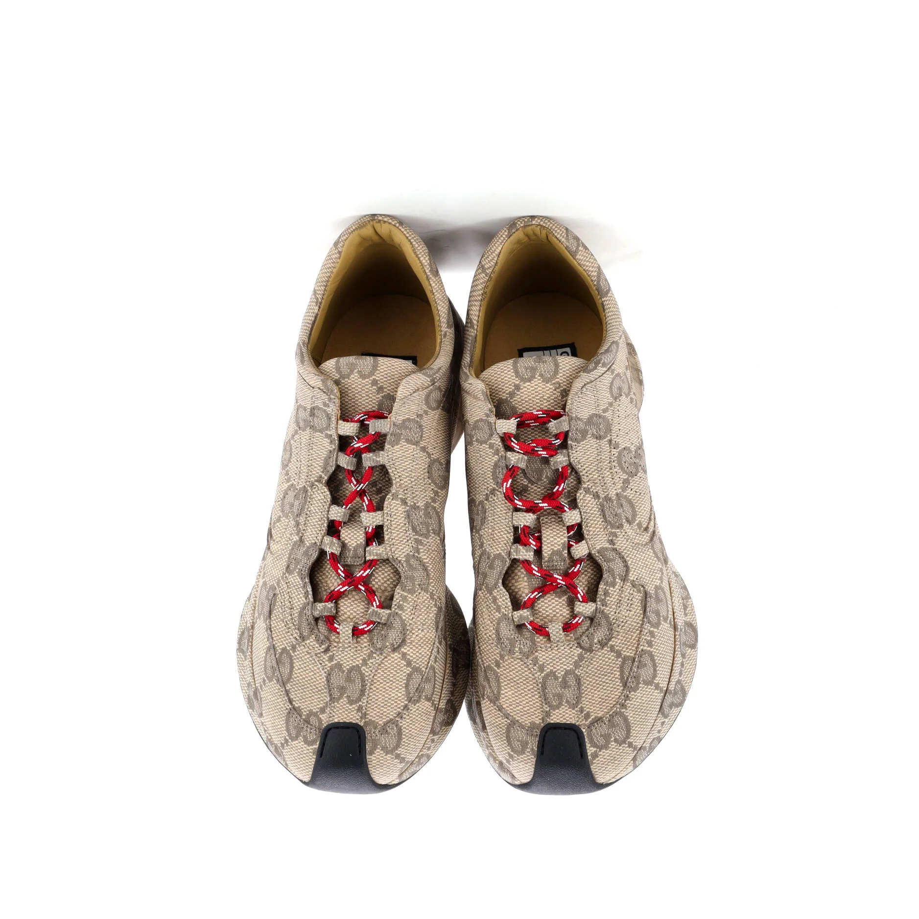 Men's Run Sneakers Monogram Print Leather - Image 2