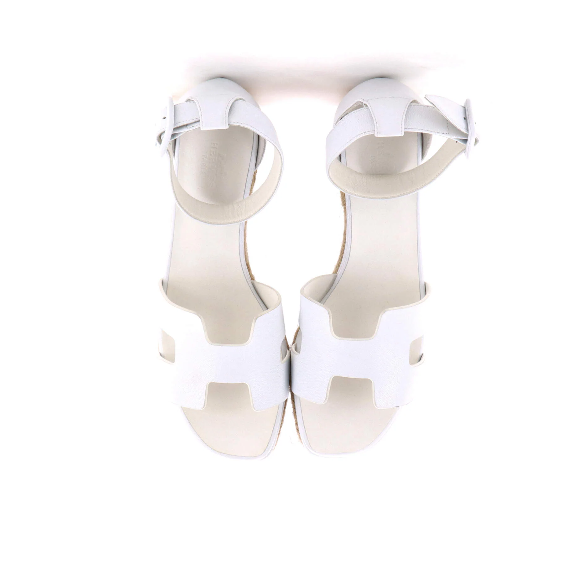 Women's Elda Wedge Espadrilles Leather - Image 2