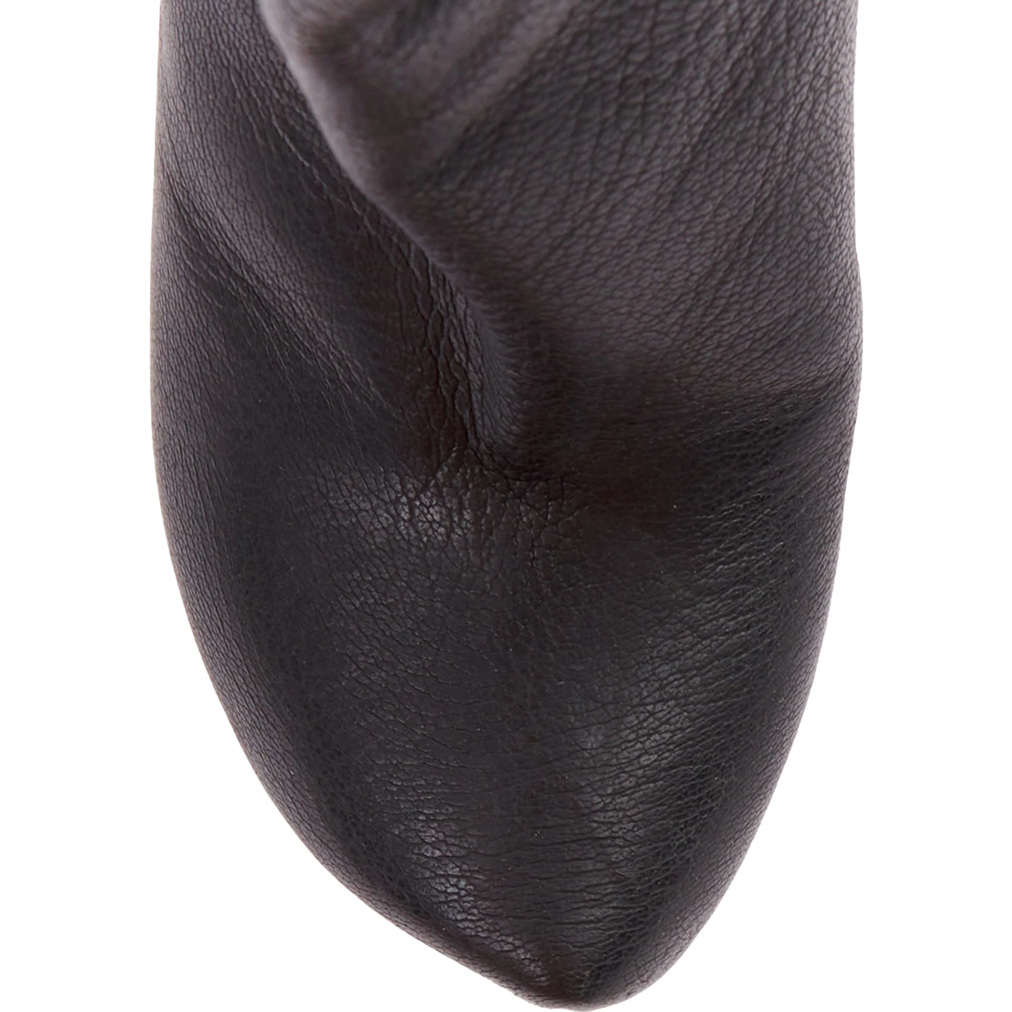 Women's LANVIN AW11 Runway black leather sculpted point toe stiletto ankle boots EU36.5 - Image 6