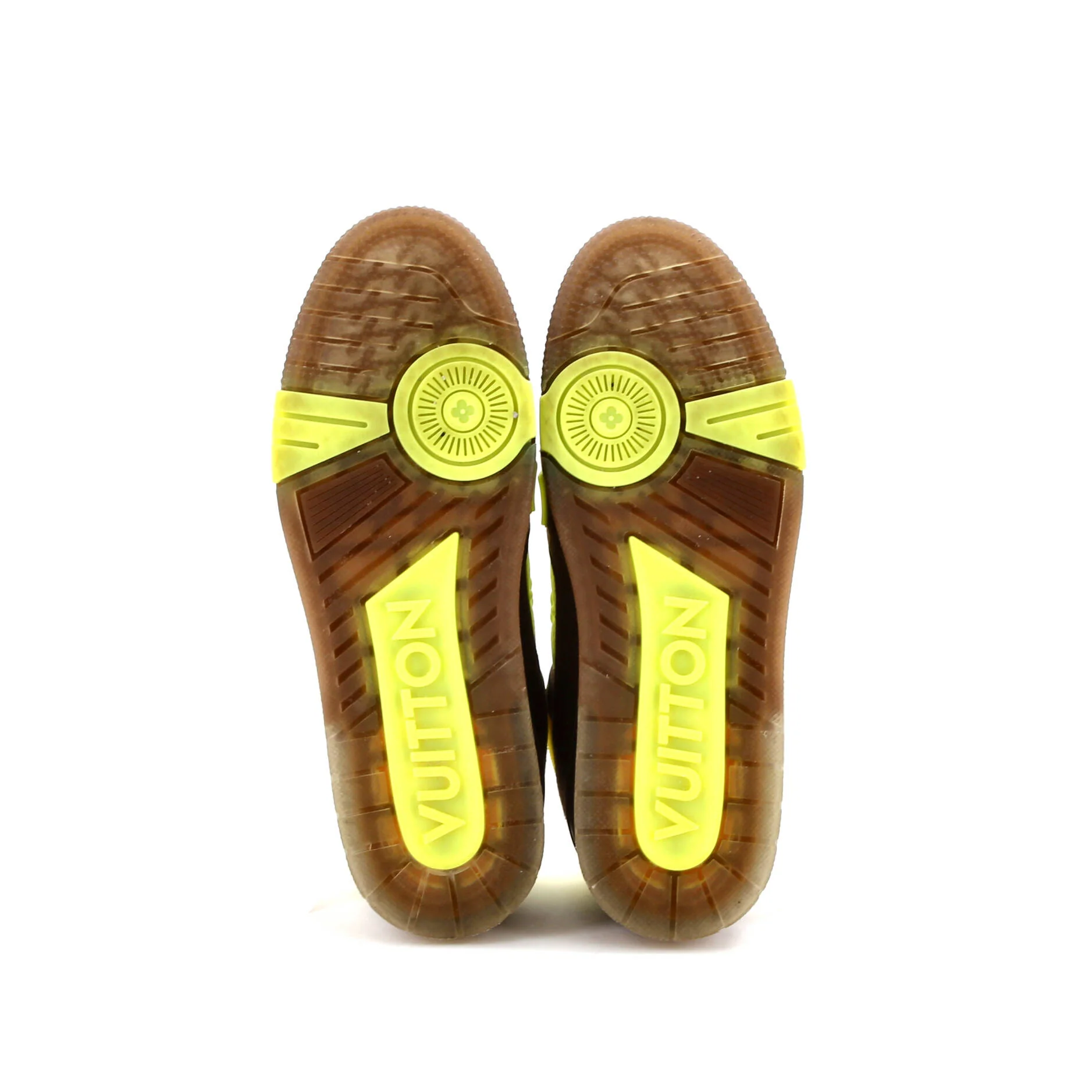 Men's LV Trainer Sneakers Monogram Empreinte Leather and Monogram Denim - Image 4