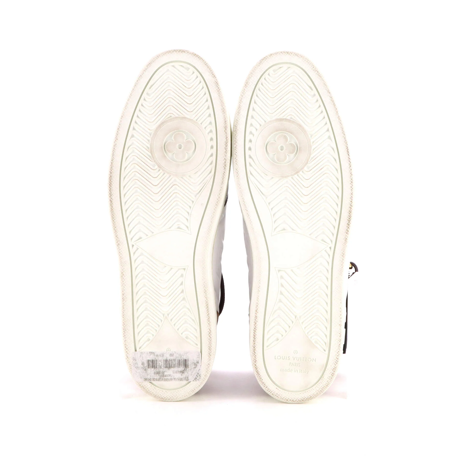 Women's Boombox Sneaker Boots Leather with Monogram Canvas and Reverse Monogram Canvas - Image 4