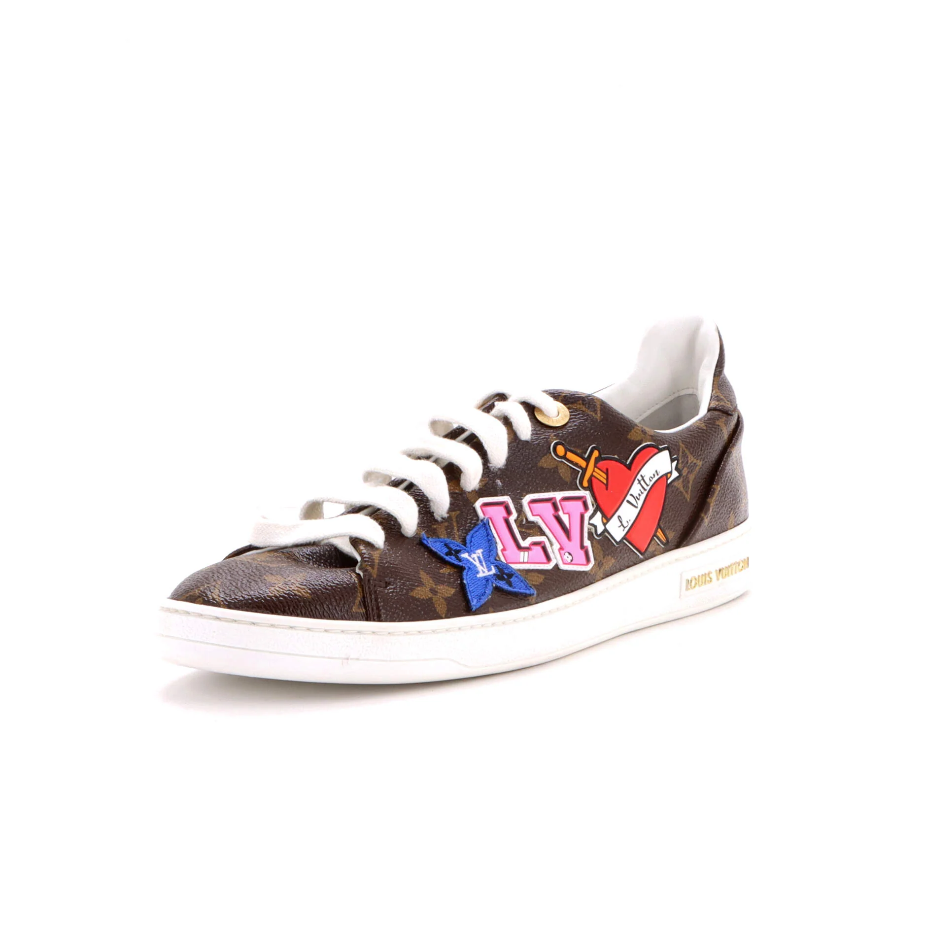 Women's FrontRow Sneakers Limited Edition Patches Monogram Canvas