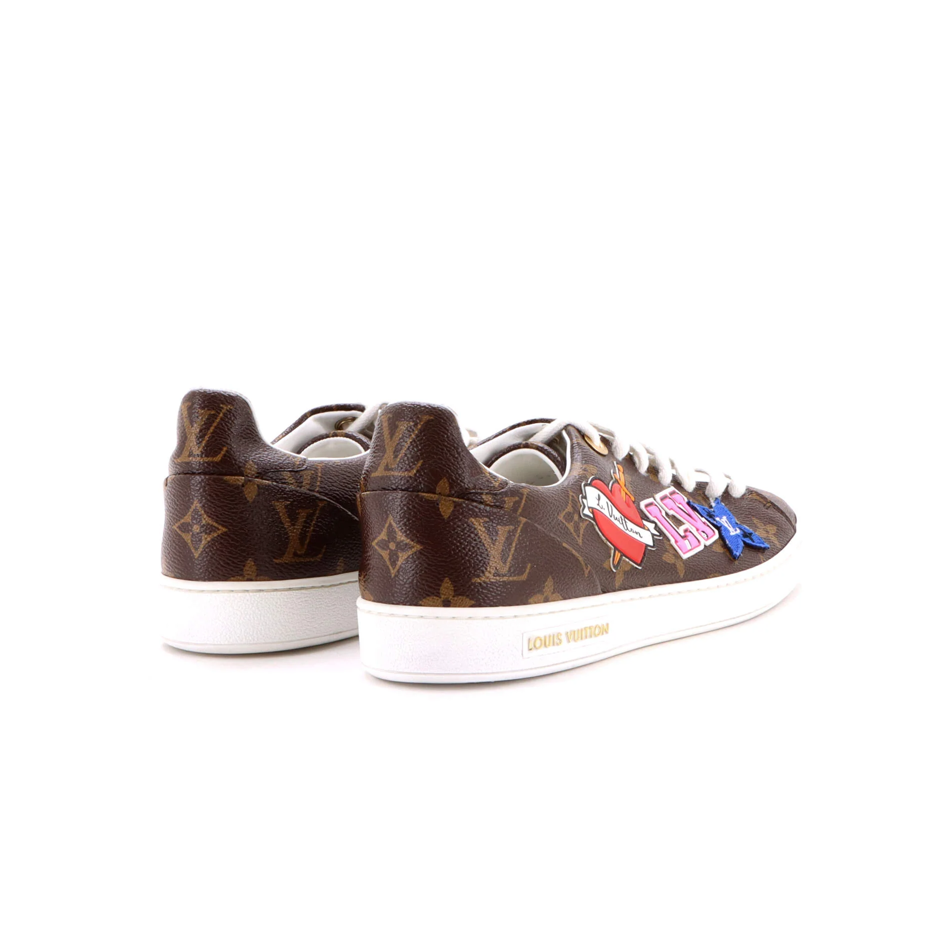 Women's FrontRow Sneakers Limited Edition Patches Monogram Canvas - Image 3