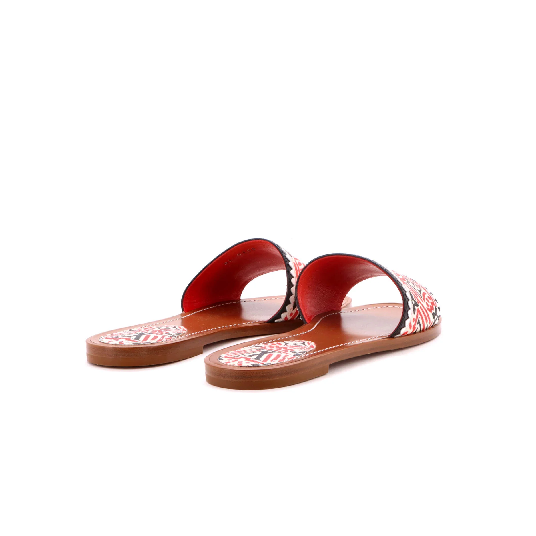 Women's Lock It Flat Mule Sandals Limited Edition Crafty Monogram Giant - Image 3