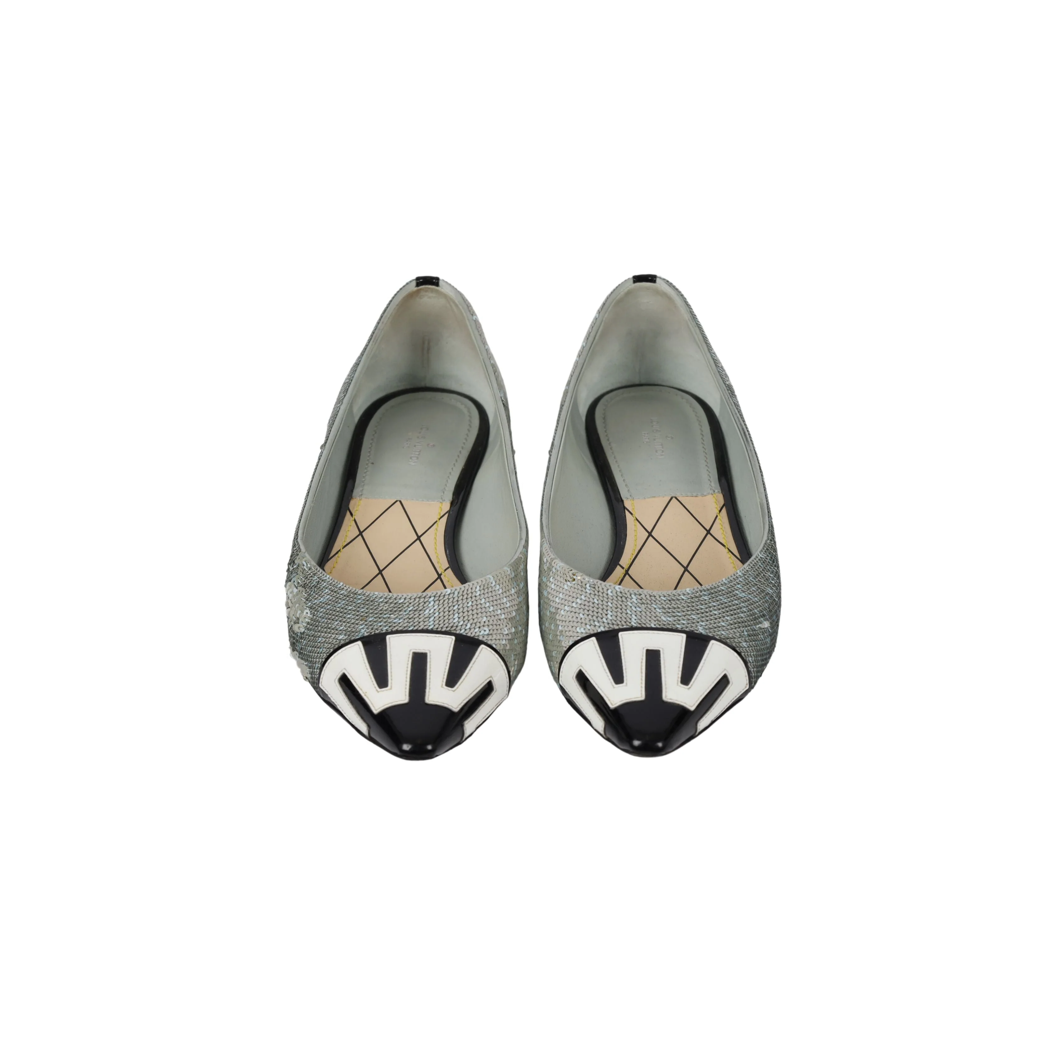 Women's Louis Vuitton Sequin Pointed Toe Flats - '10s - Image 2