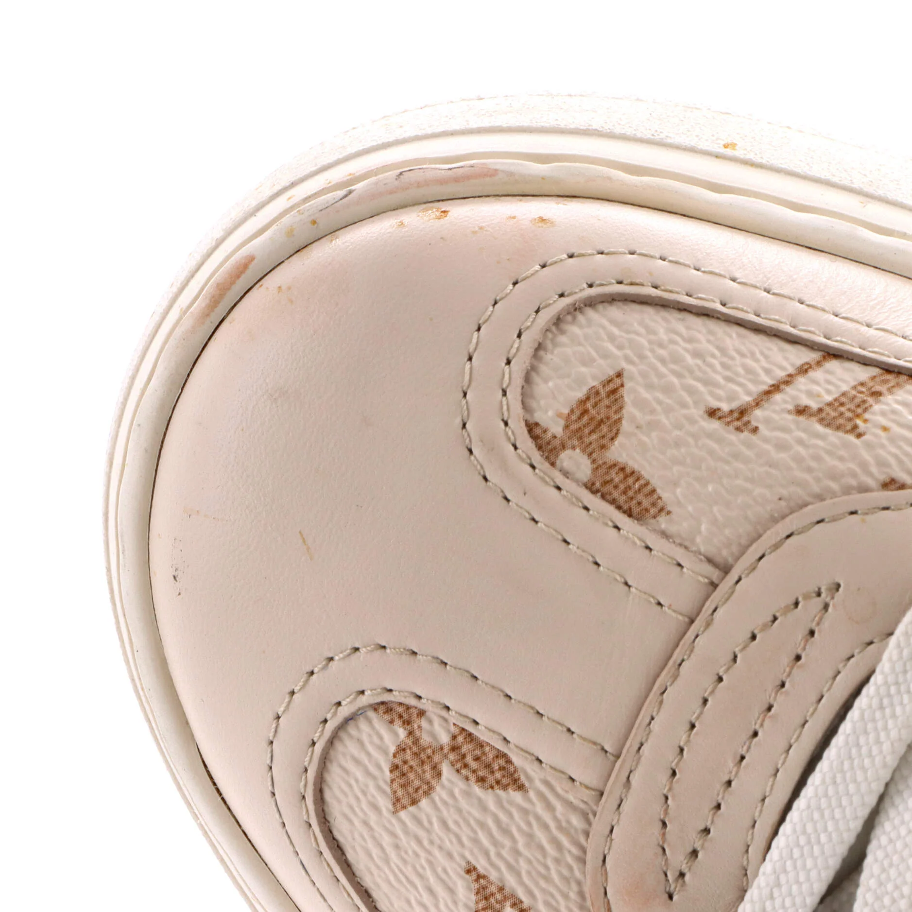 Women's LV Groovy Sneakers Monogram Canvas and Leather - Image 5
