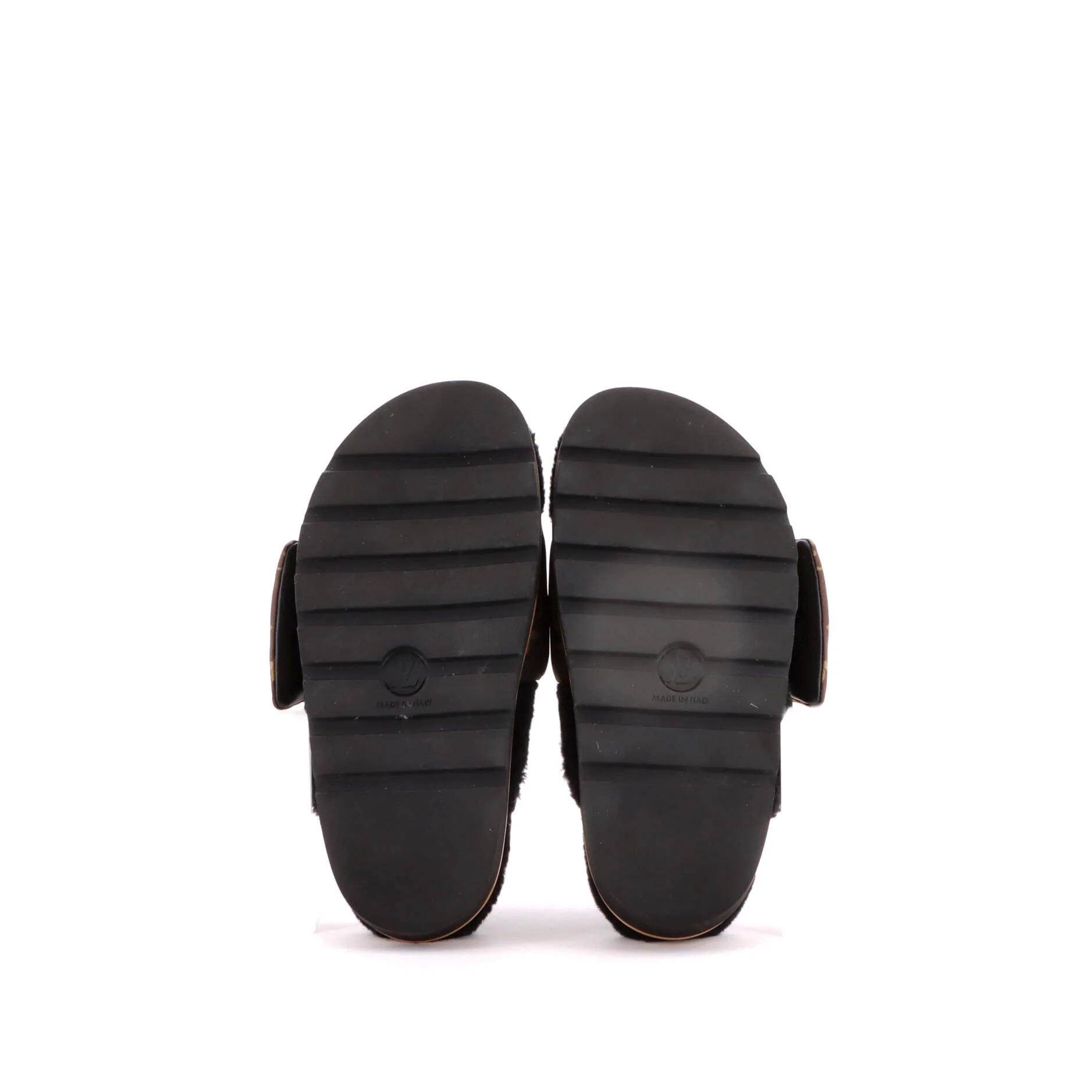 Women's Pillow Comfort Mules Nylon with Shearling - Image 4