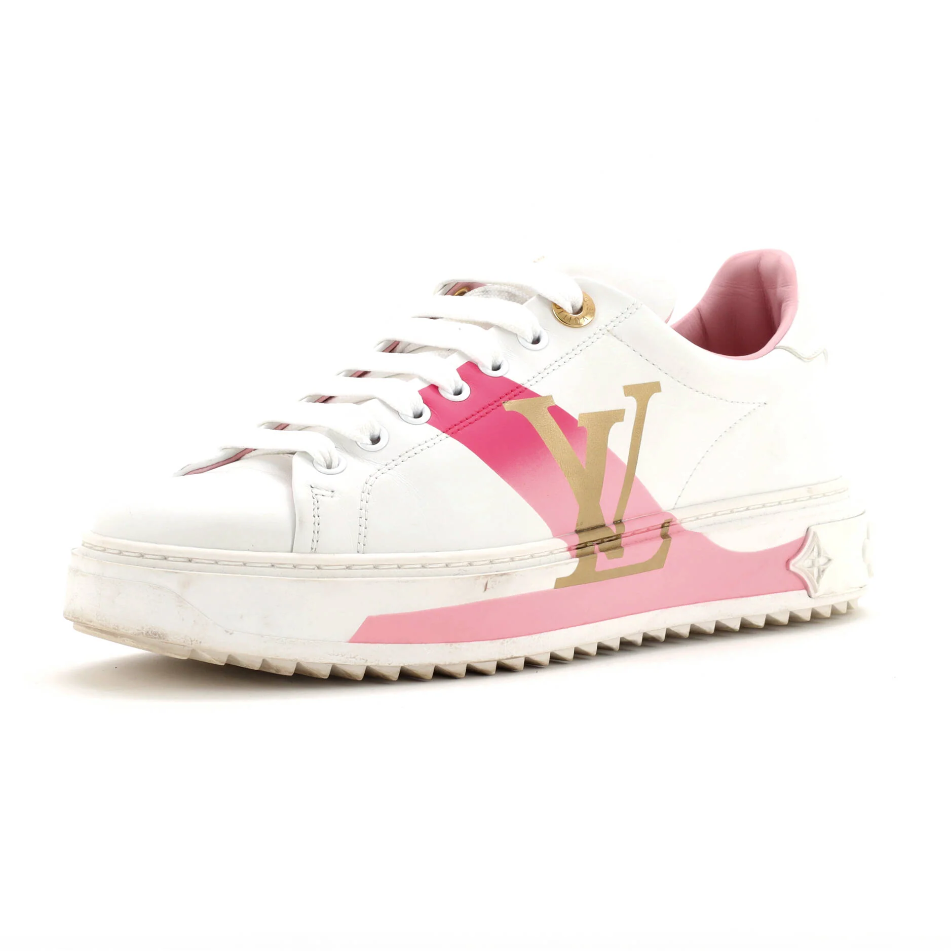 Women's Time Out Sneakers Wild at Heart Monogram Print Leather