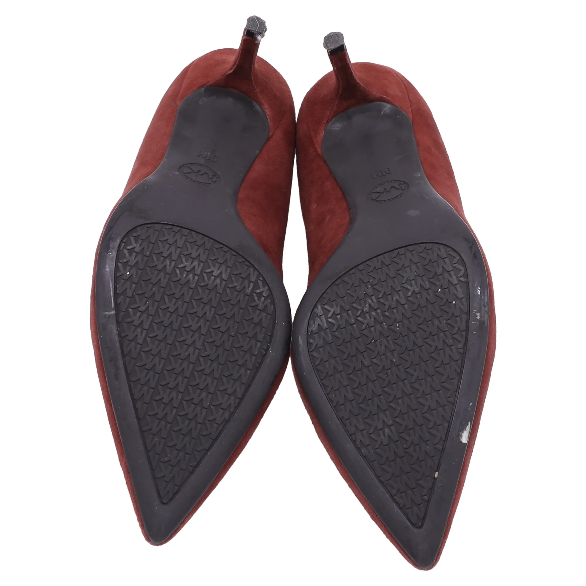 Women's Michael Michael Kors Pointed Pumps in Red Suede - Image 6