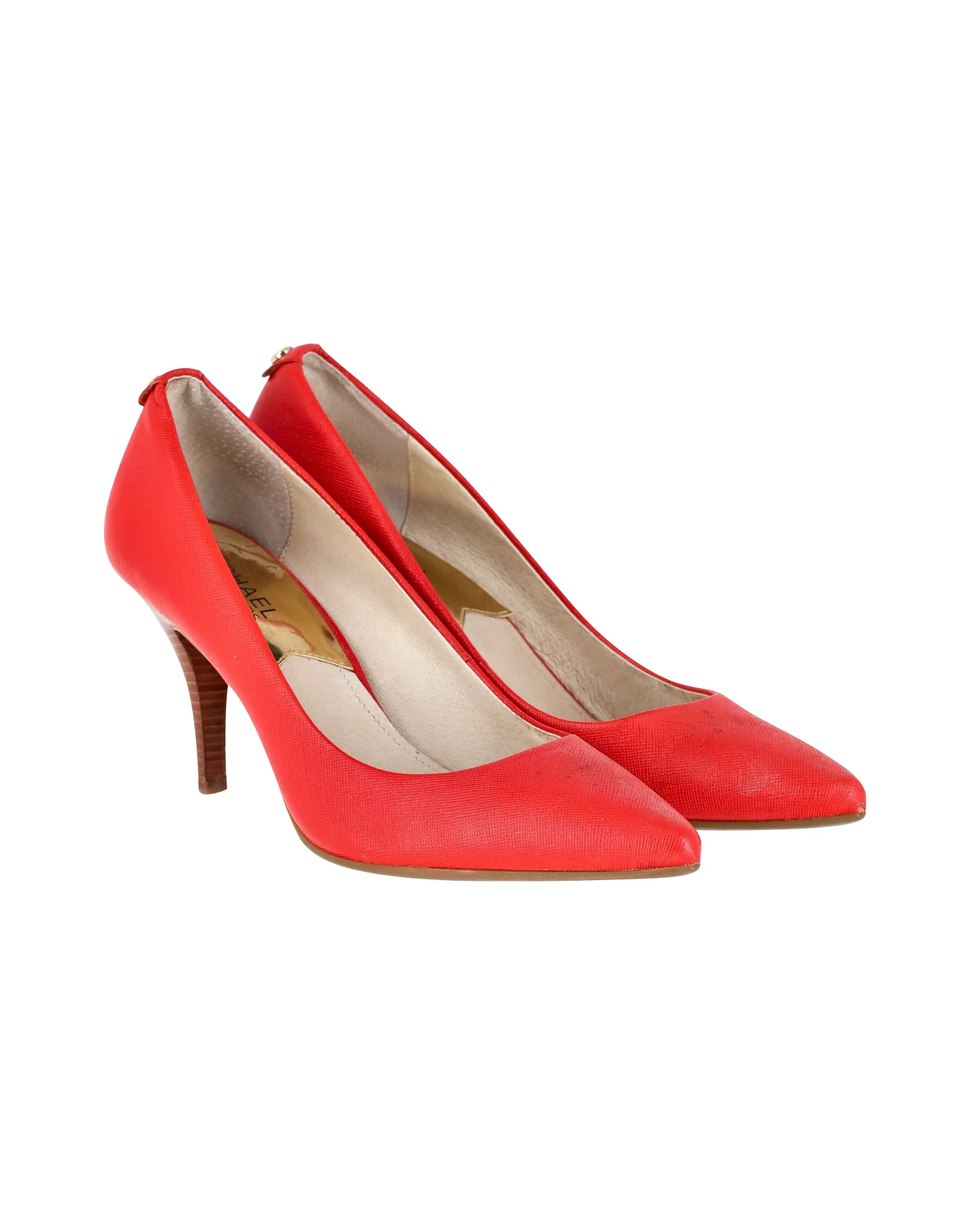 Women's Michael Michael Kors Pumps in Red Leather - Image 2