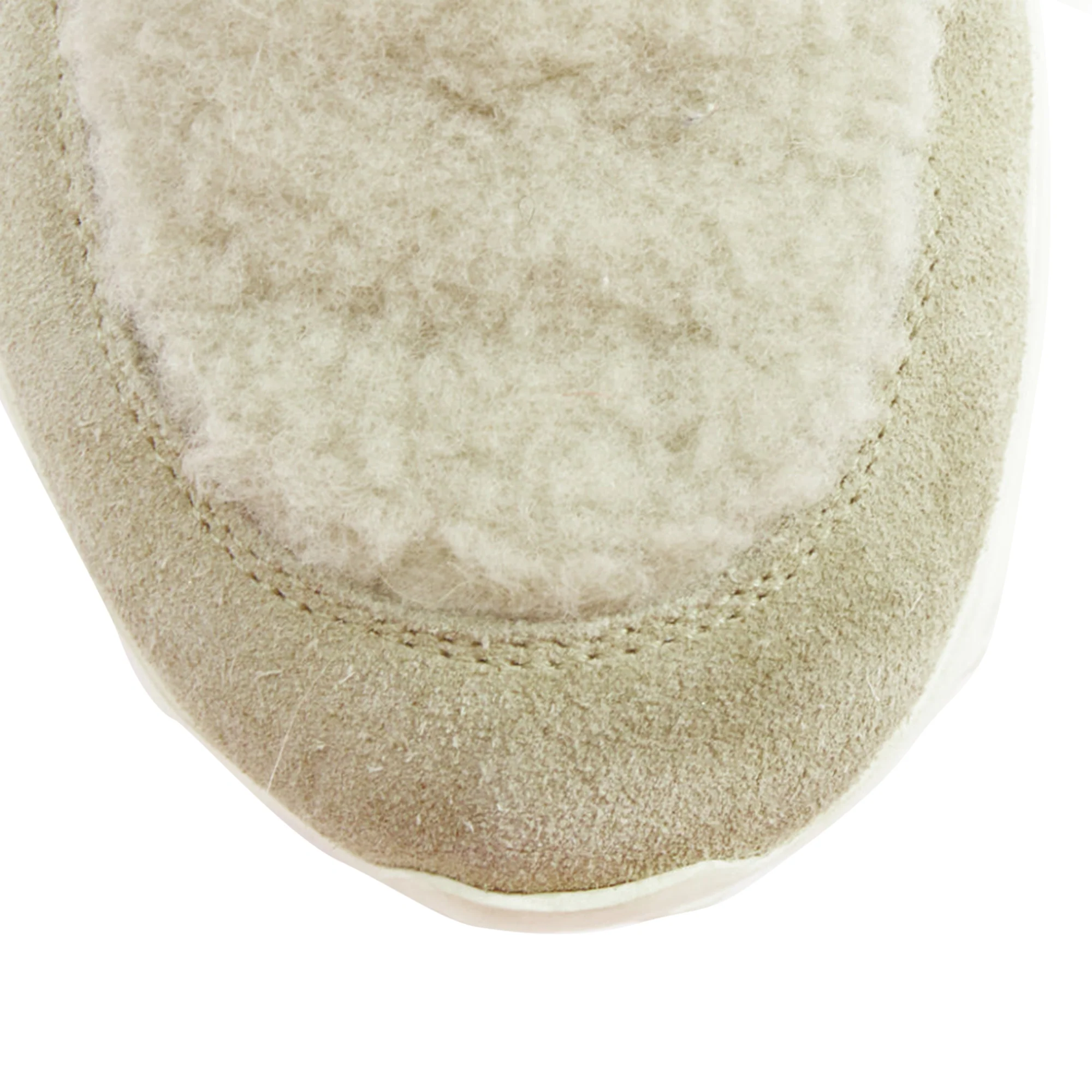 Women's Moncler Suede Shearling Tape Sneakers - Image 8