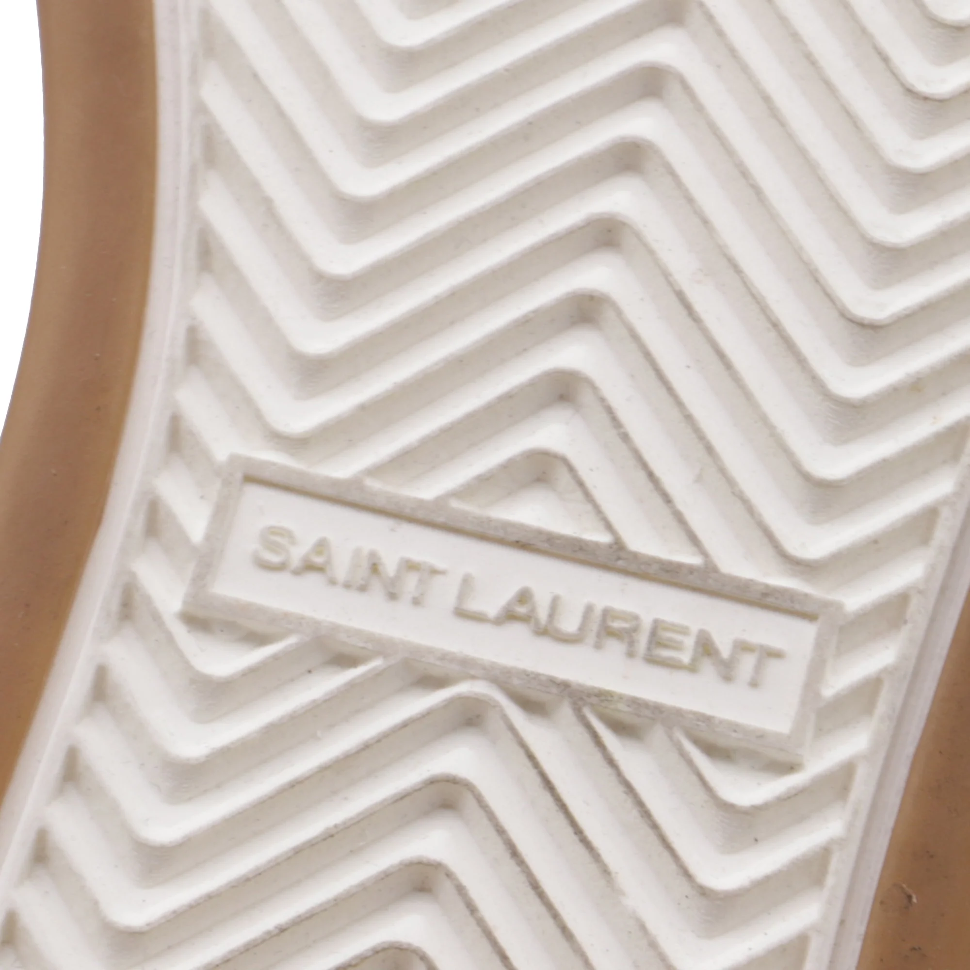 Women's Saint Laurent SL/61 Low-Top Sneakers in White Leather - Image 7