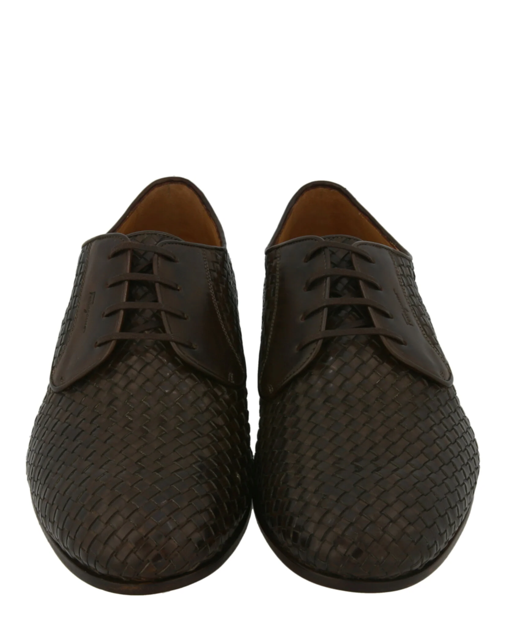 Men's Cooper Woven Leather Dress Shoes - Image 5
