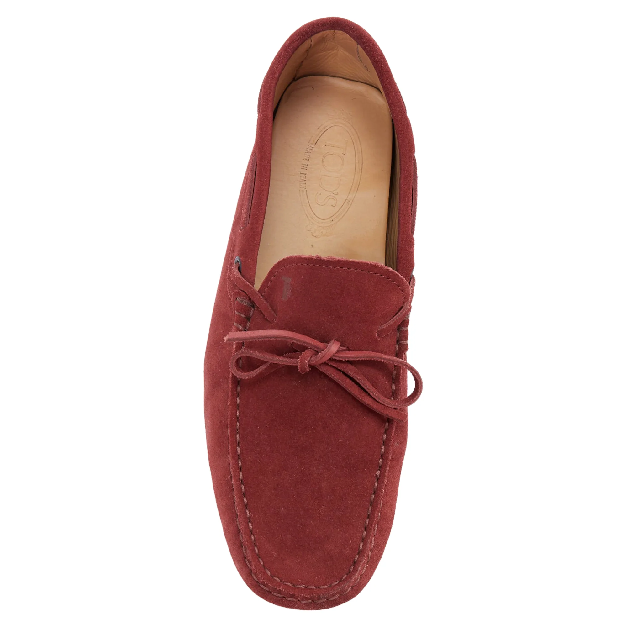 Men's Tod's Gommino Suede Leather Dot Sole Driving Loafers - Image 6