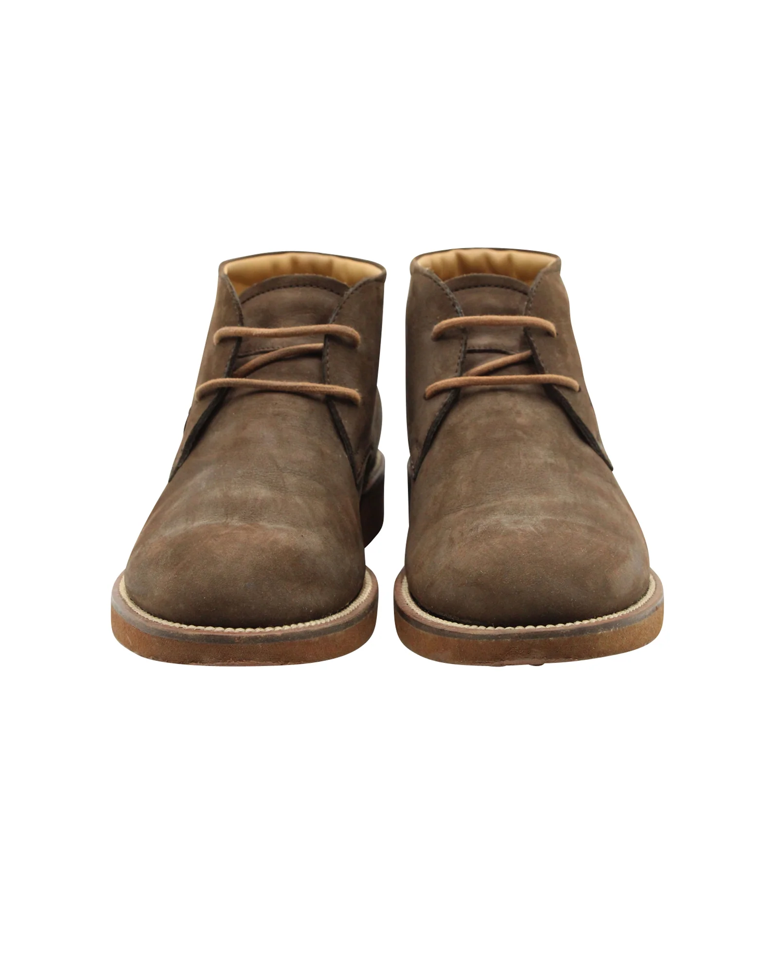 Men's Tod's Lace Up Boots in Brown Nubuck Suede - Image 3