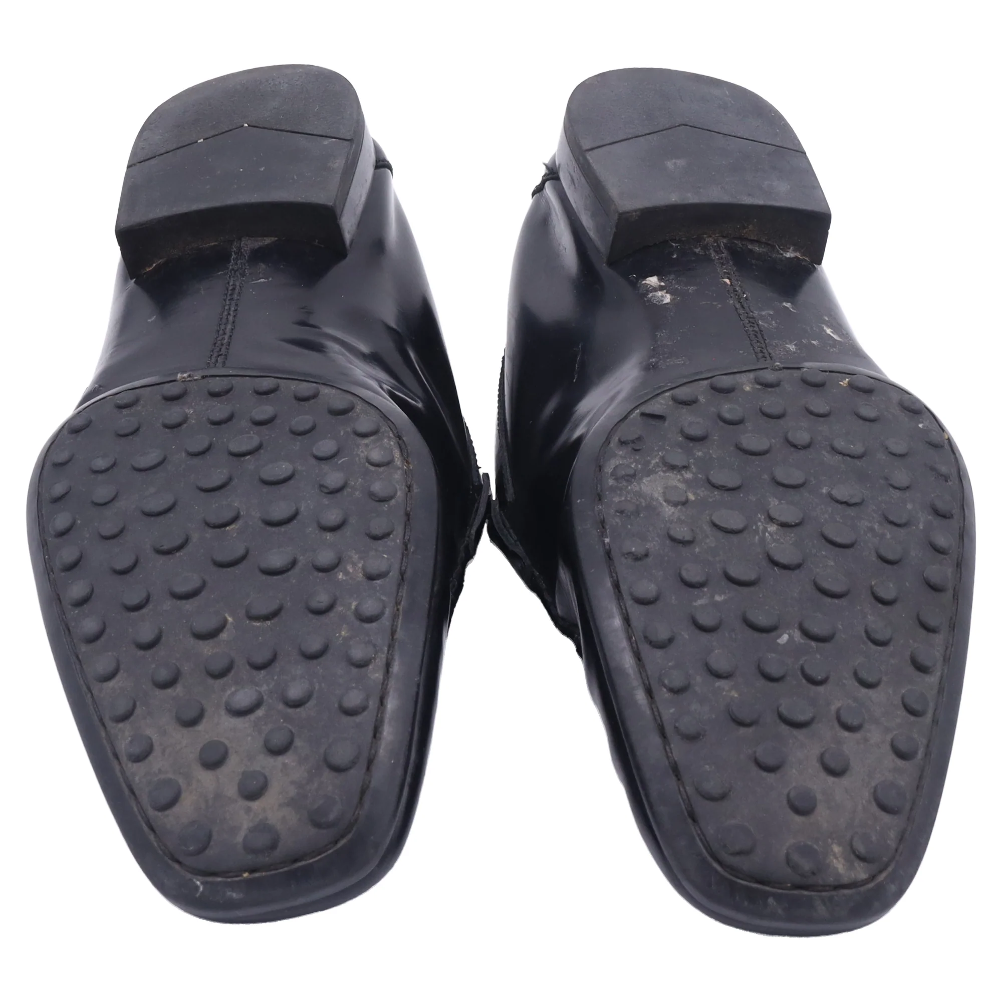 Men's Tod's Logo-Embossed Penny Loafers in Black Leather - Image 7