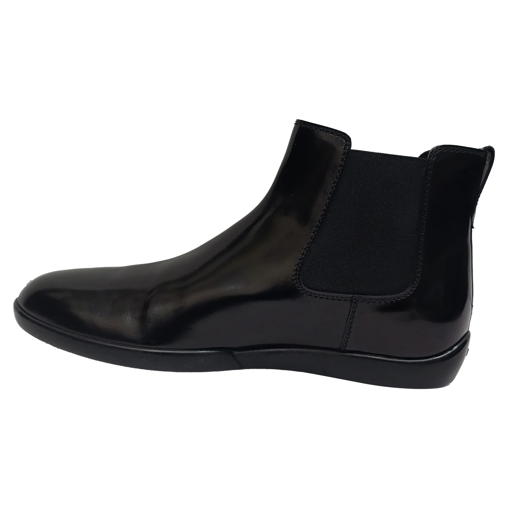 Women's Tod's Slip On Ankle Boots in Black Patent Leather - Image 2