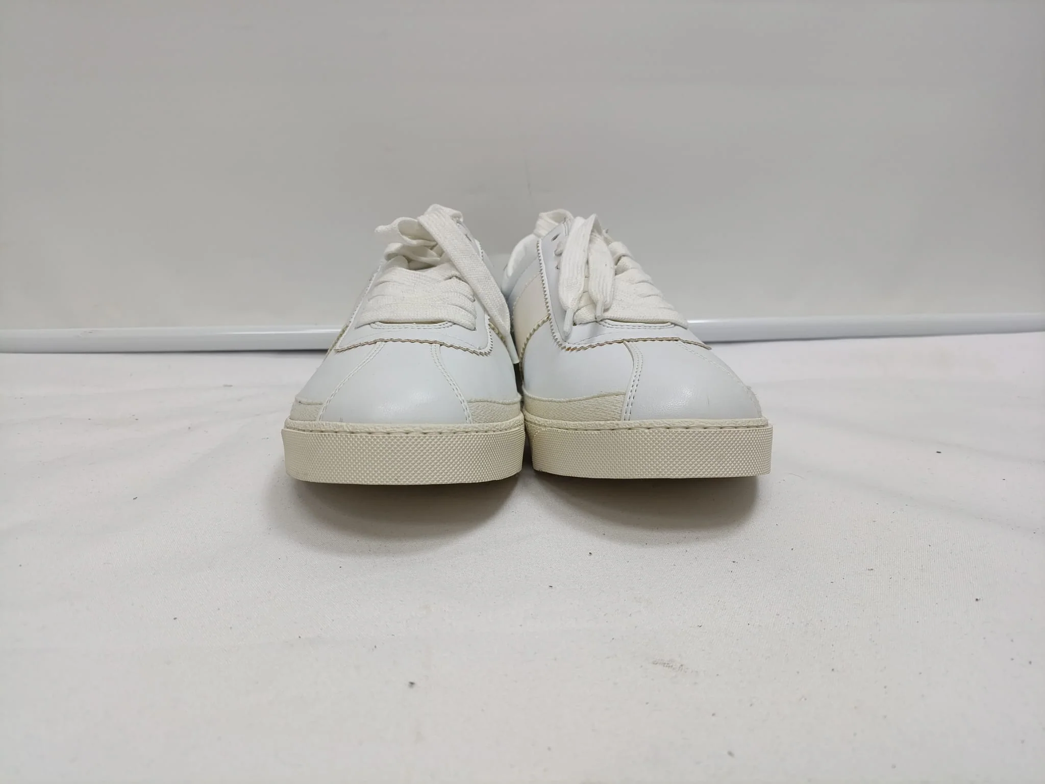 Women's Tom Ford Bannister Sneakers in White Leather - Image 4