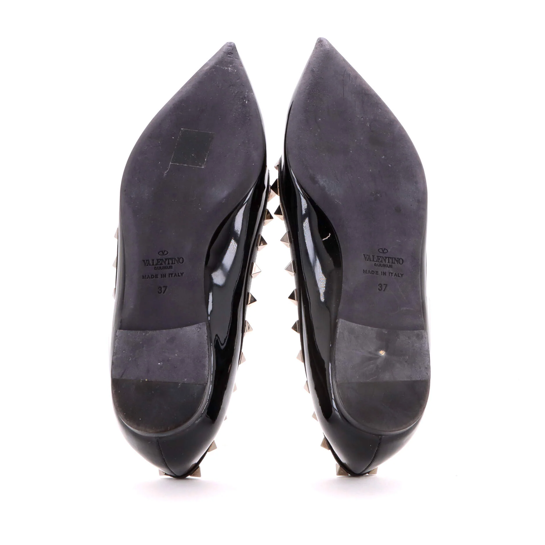 Women's Rockstud Ballerina Flats Patent - Image 4