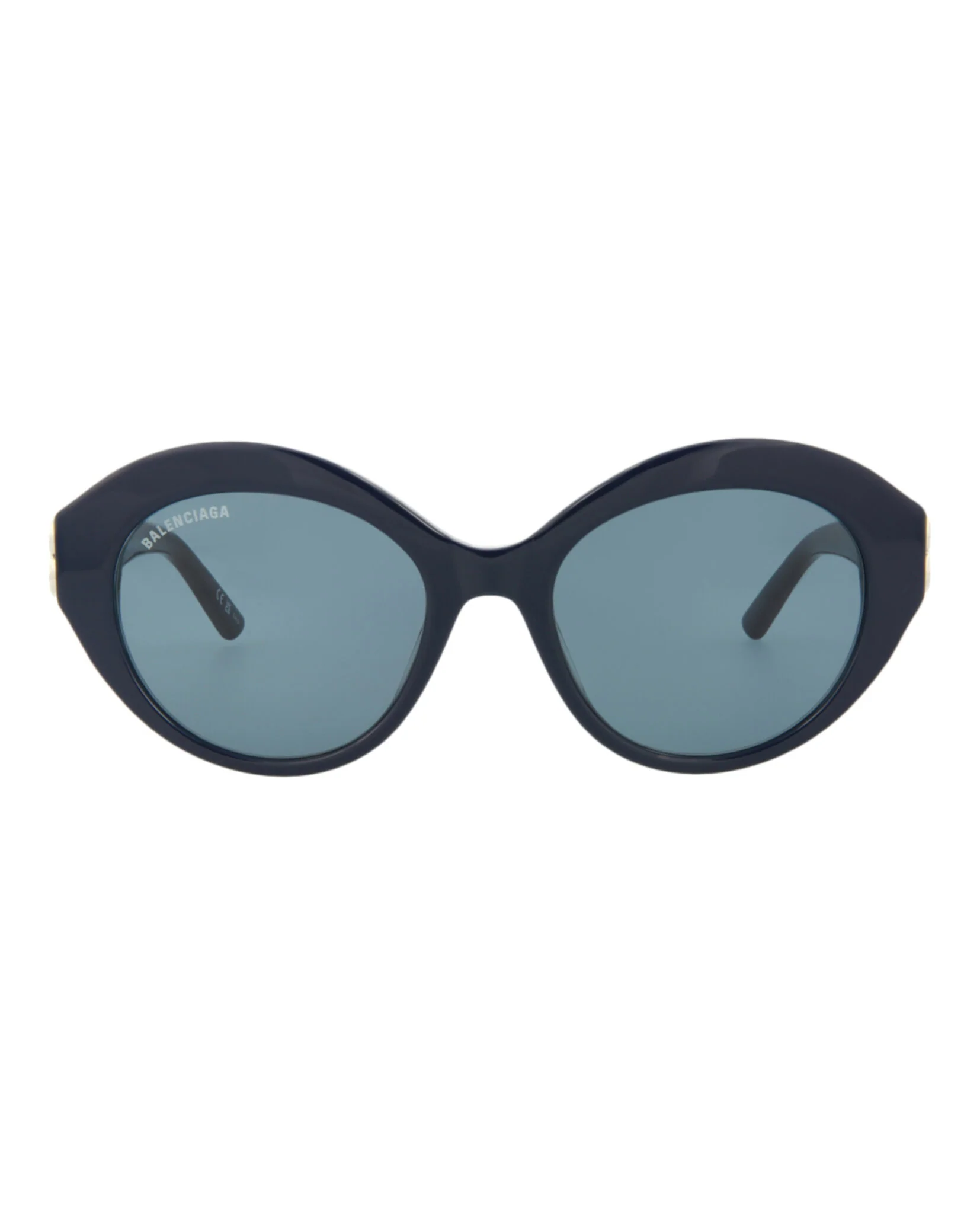 Round-Frame Acetate Sunglasses