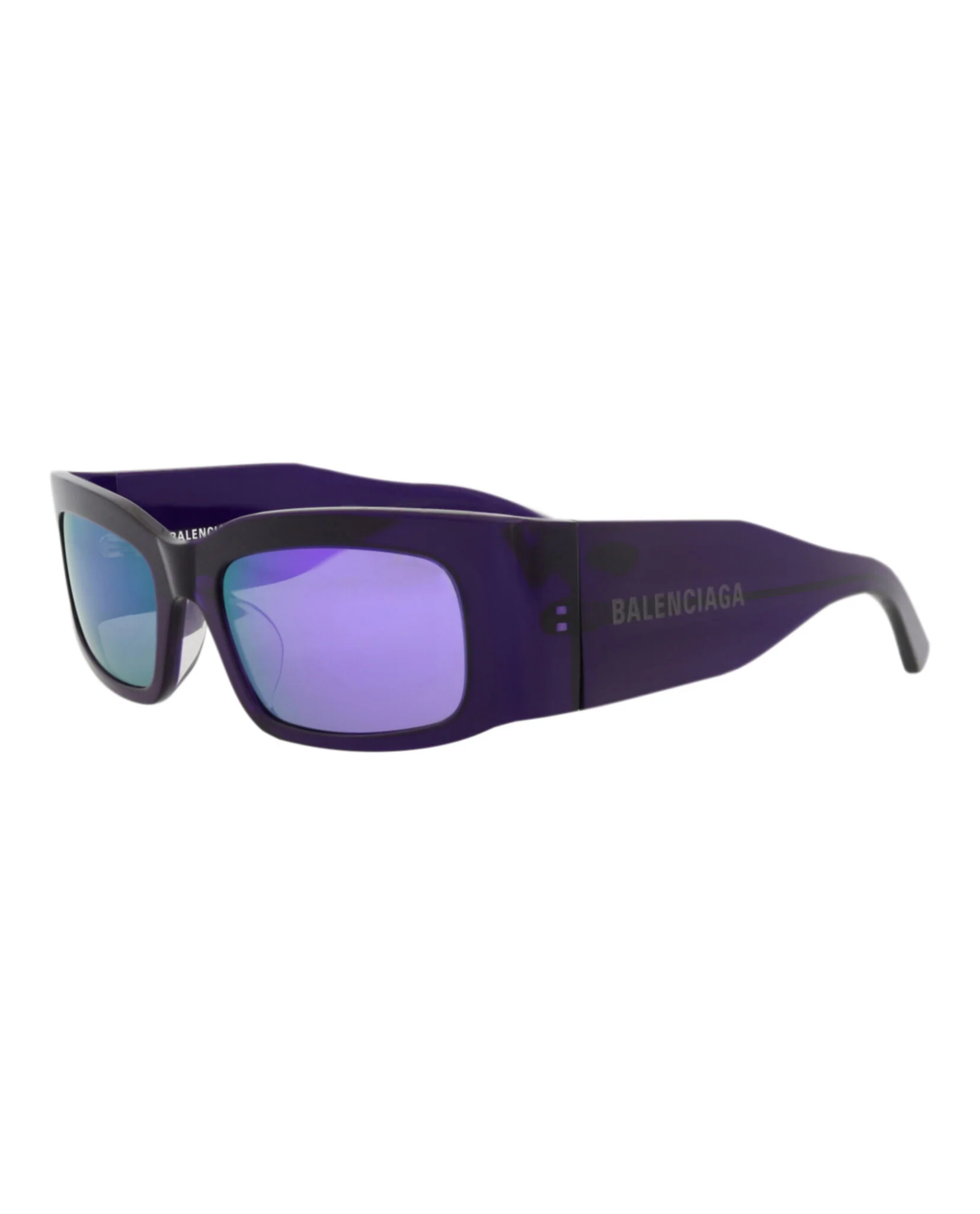 Square-Frame Recycled Acetate Sunglasses - Image 2