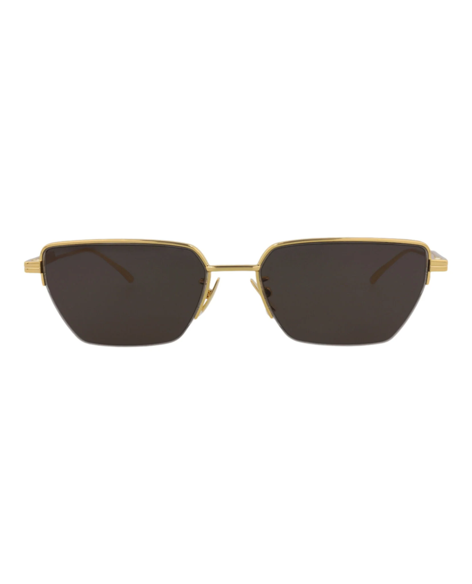 Square-Frame Metal Sunglasses