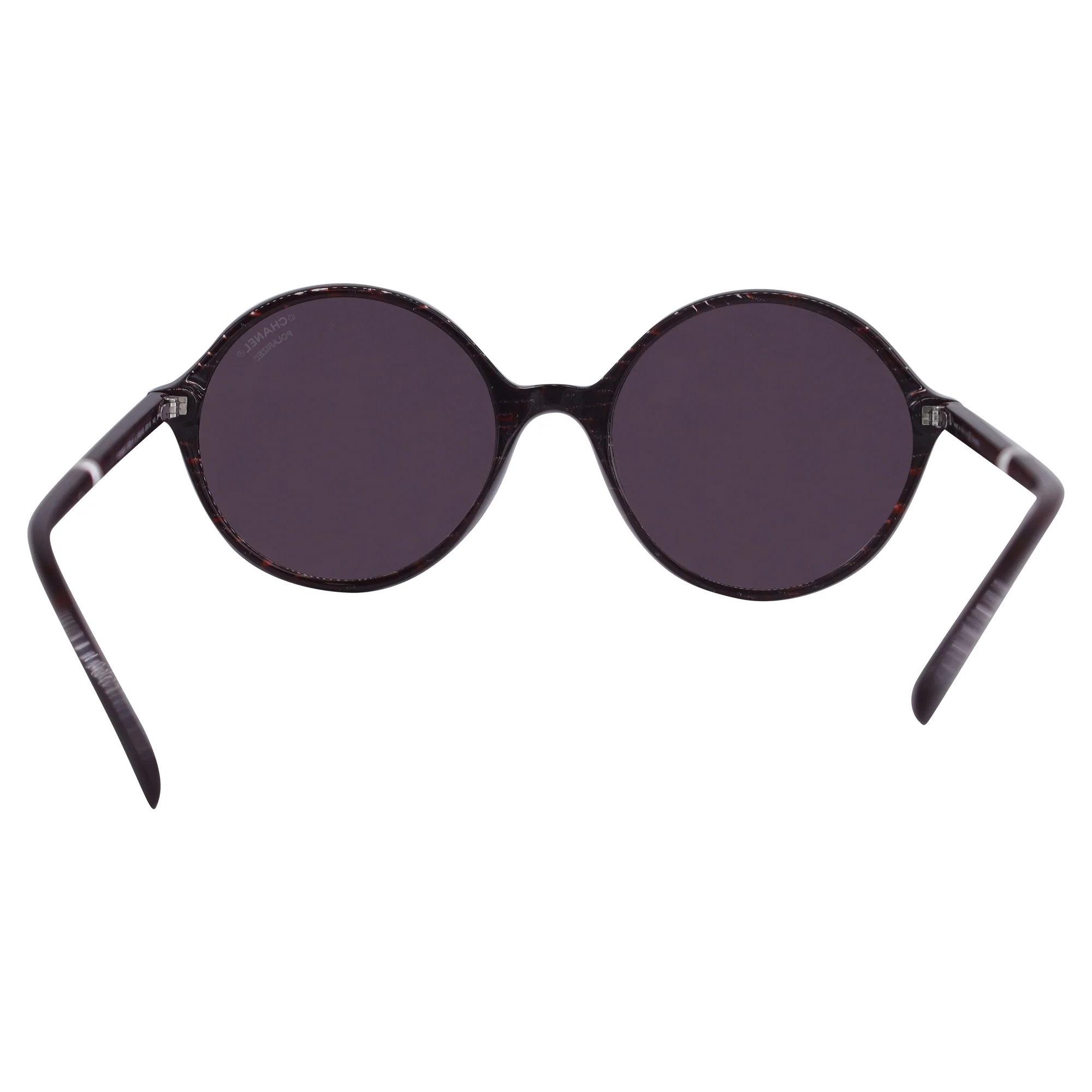 Chanel CH5391H Round Sunglasses with Pearl in Red Acetate - Image 3