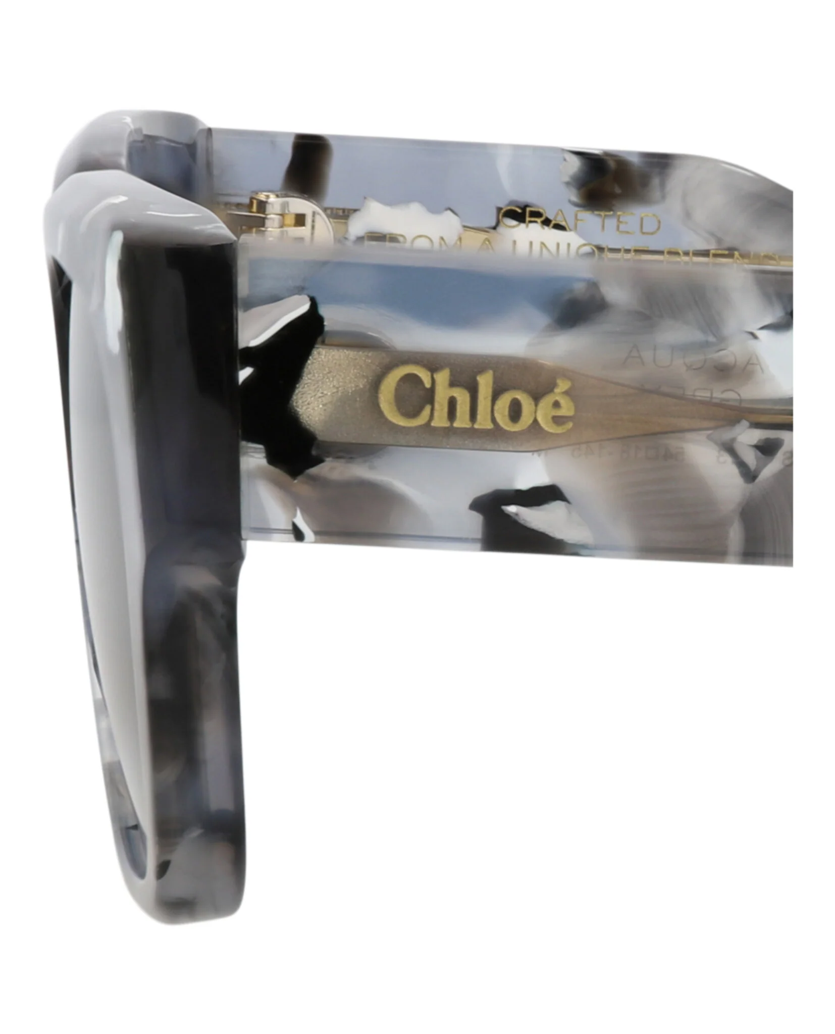 Square-Frame Recycled Acetate Sunglasses - Image 4