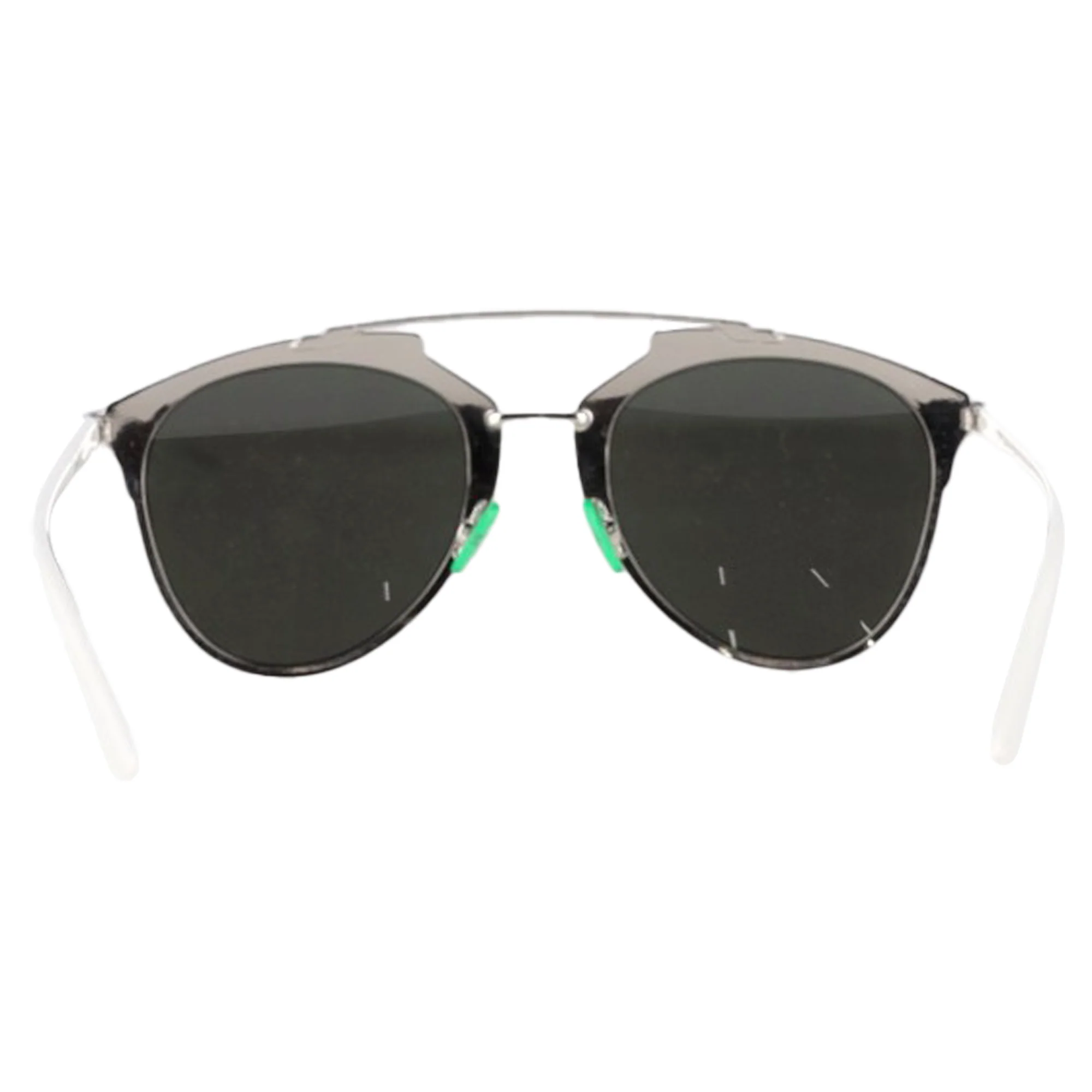 Dior Reflected Aviator Sunglasses in Silver Metal - Image 3