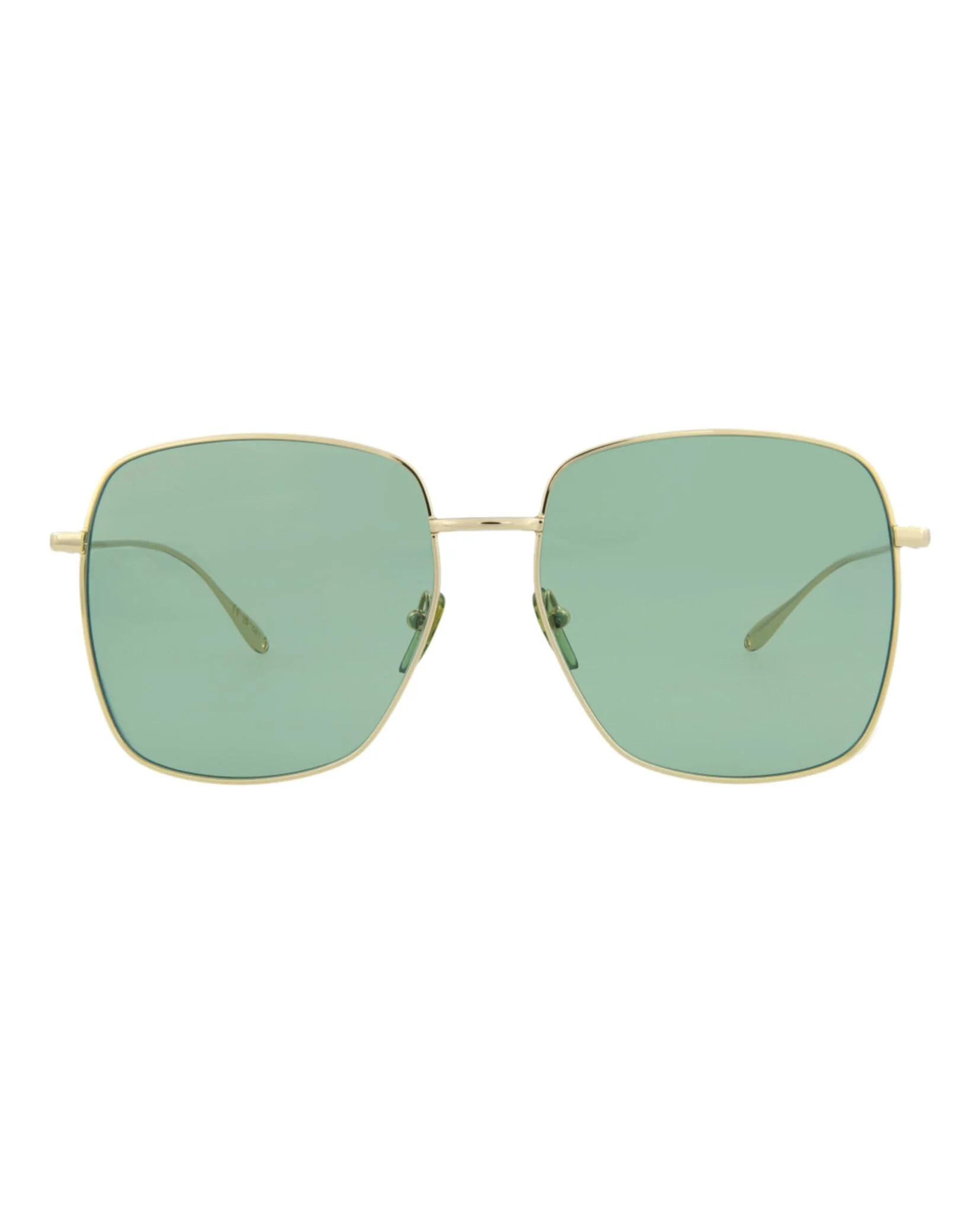 Gucci Square-Frame Metal Sunglasses