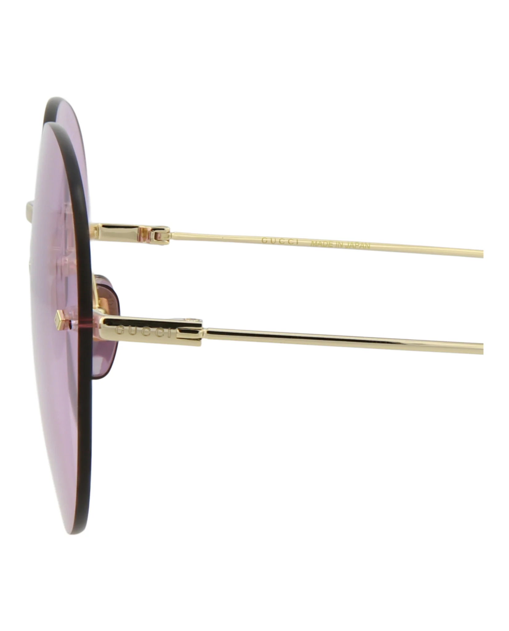 Round-Frame Metal Sunglasses - Image 4