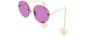Round-Frame Metal Sunglasses - Image 7