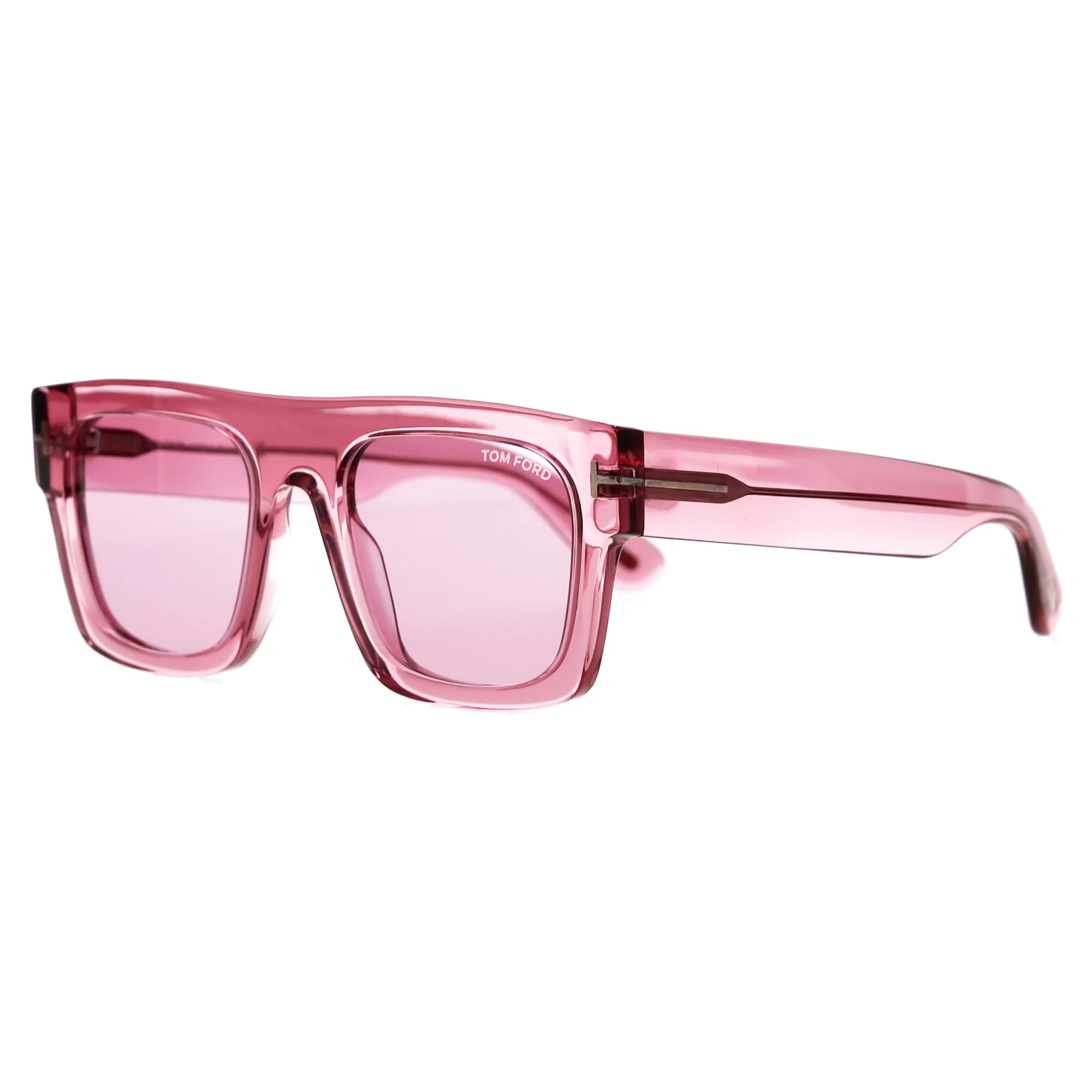 Tom Ford Fausto Sunglasses TF711 in Pink Acetate - Image 2