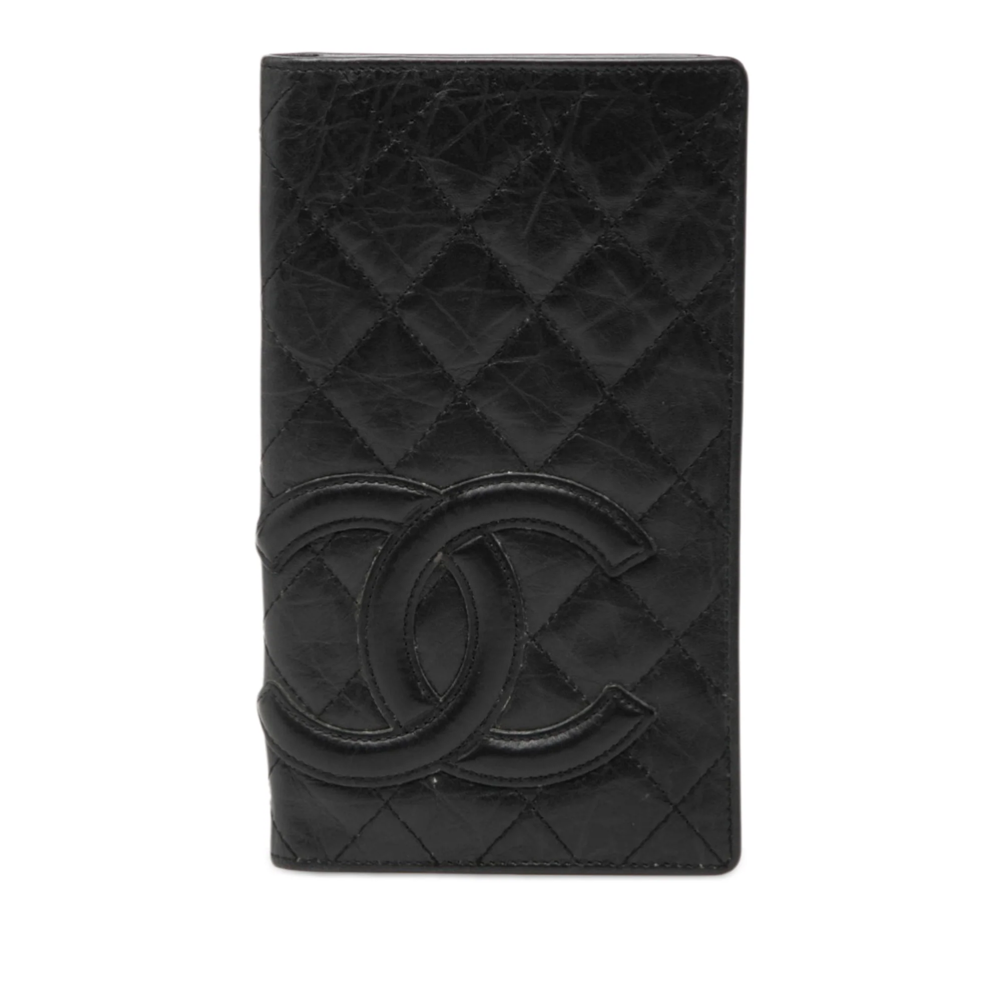 Cambon Bifold Wallet Quilted Calfskin Long