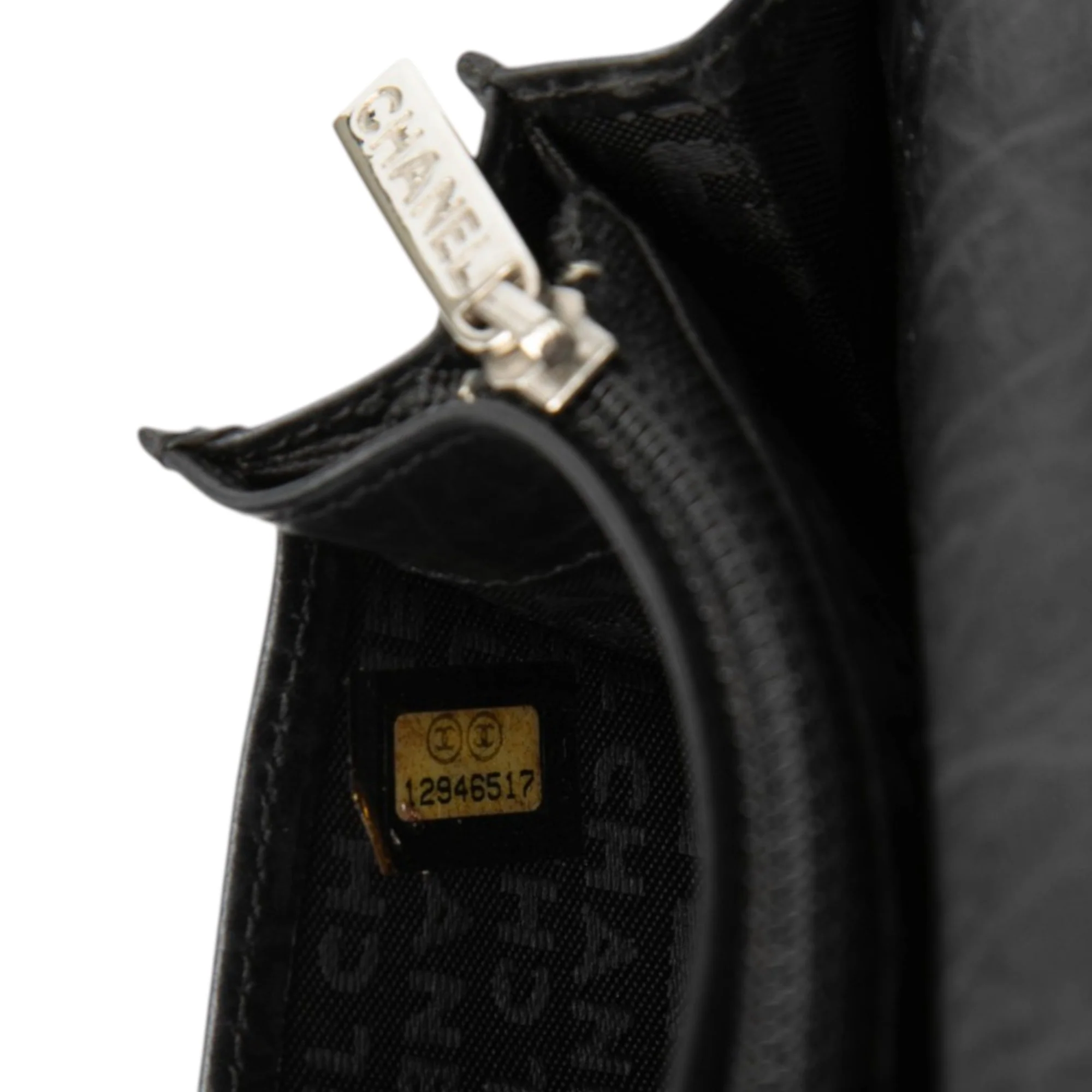 Cambon Bifold Wallet Quilted Calfskin Long - Image 6