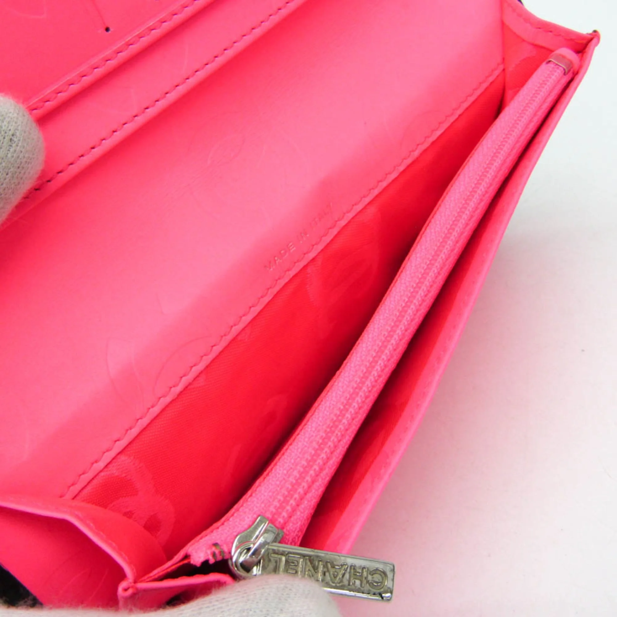 Cambon Bifold Wallet Quilted Lambskin Long - Image 6
