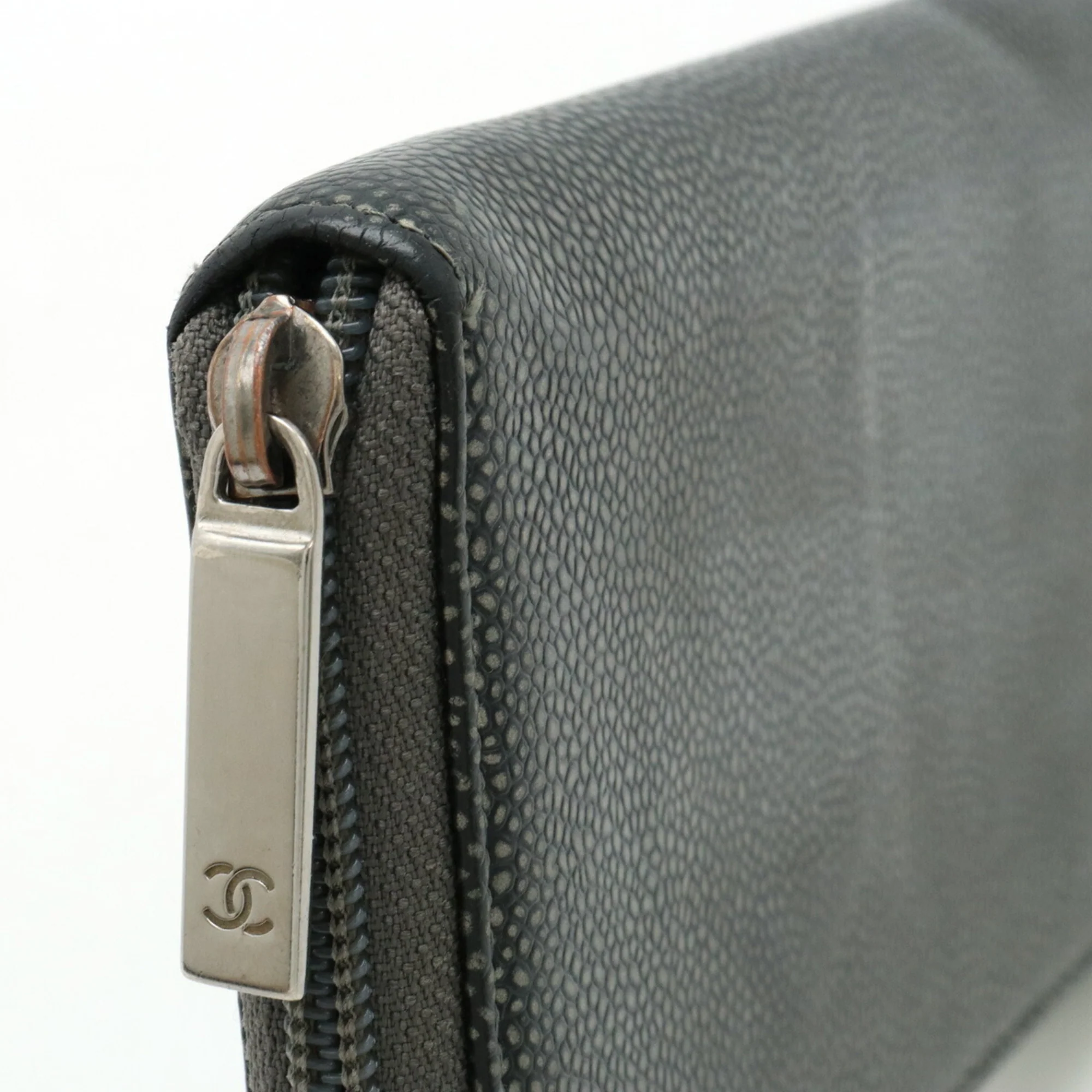 Timeless CC Zipped Wallet Caviar Long - Image 5